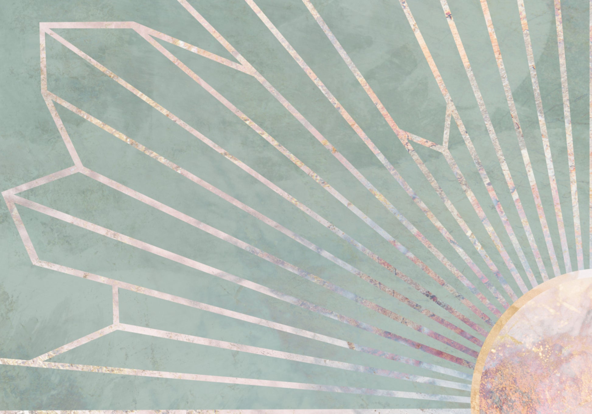 Elegant Geometric Sunburst