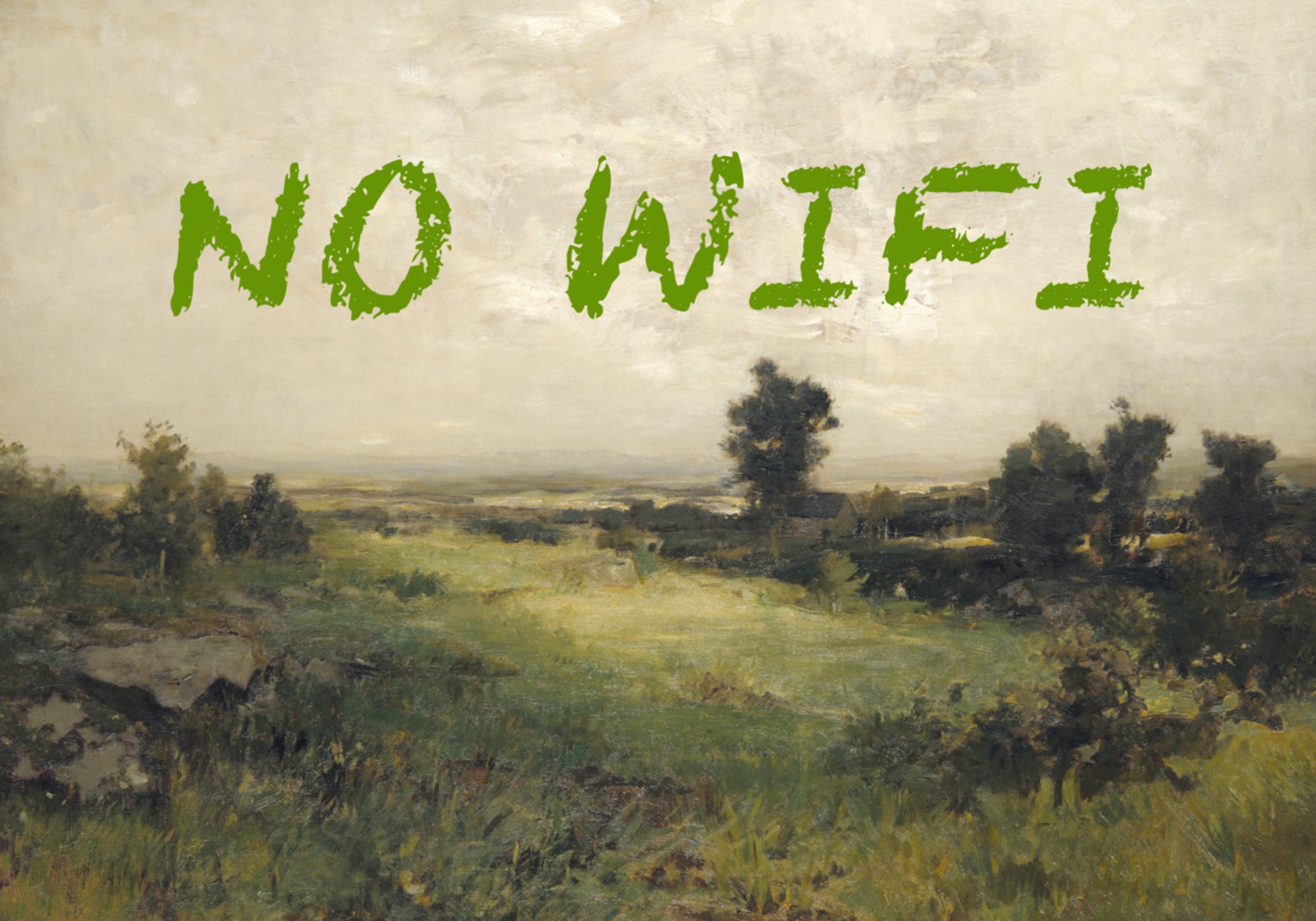 Klassesch Landschaft Nee Wifi