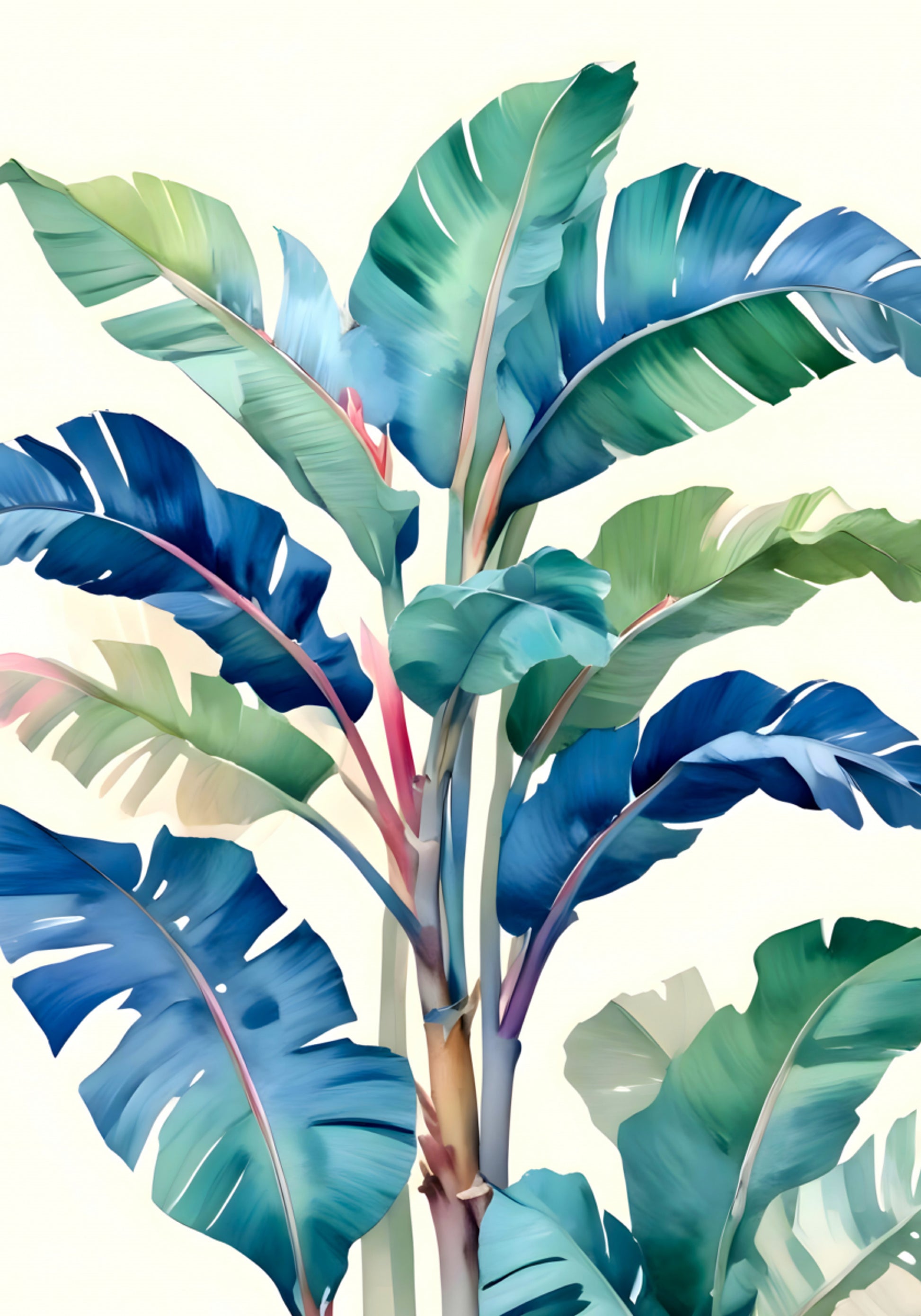 Frunze de banane tropicale