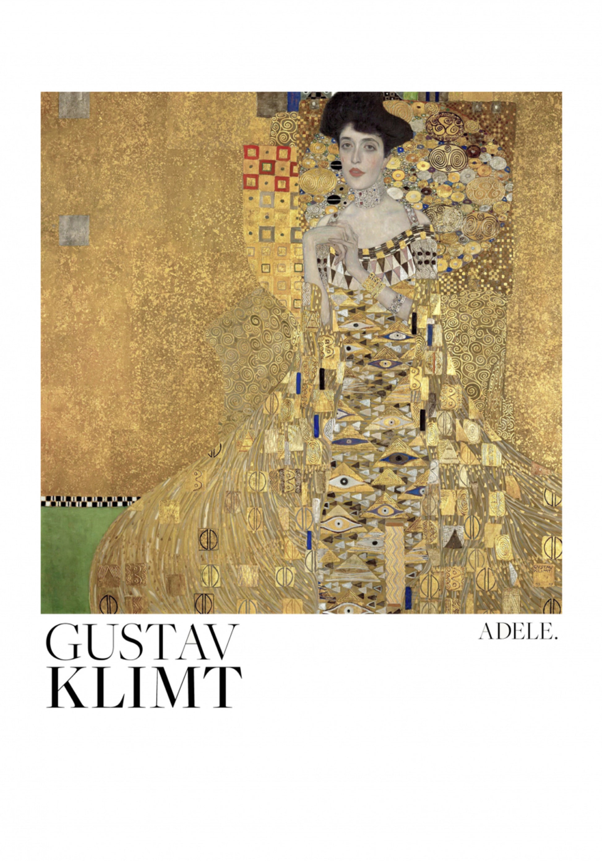 Adele Bloch Bauer I portretas (1907) Plakatas