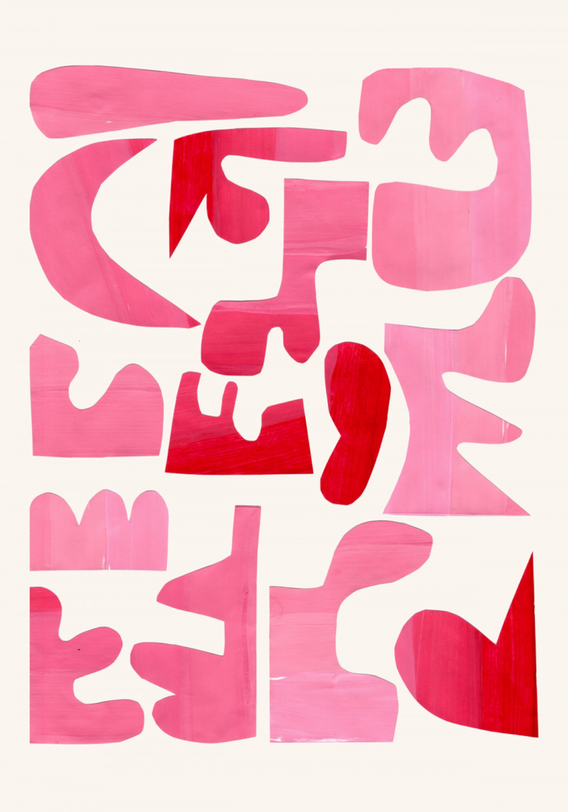 Bold Pink Shapes