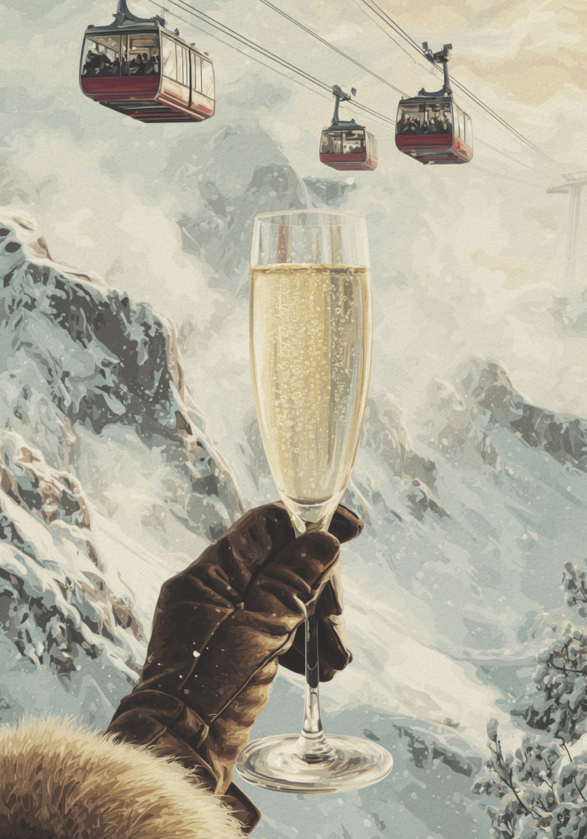 Oslava hory Champagne