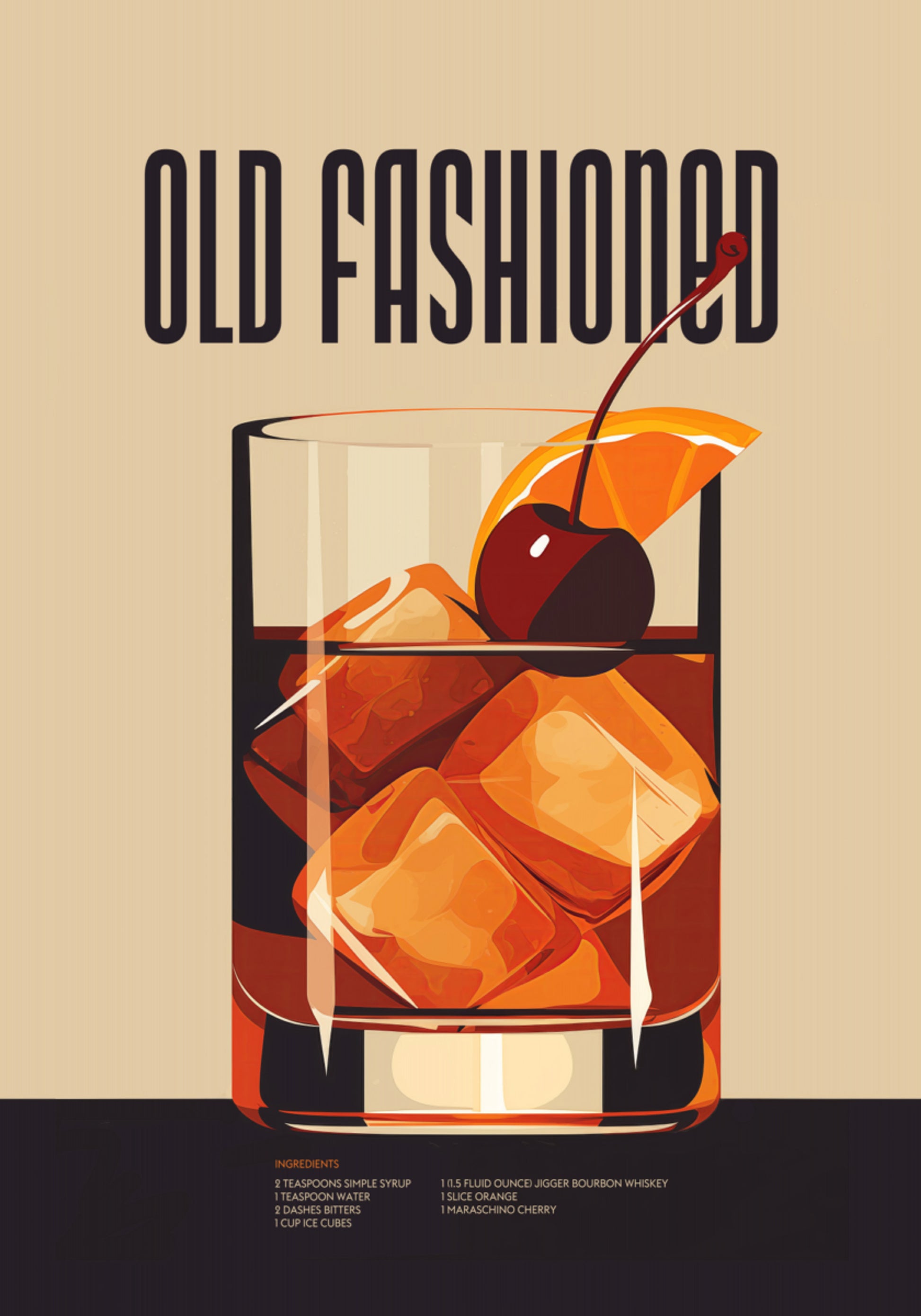 Classic Old Fashioned Cocktail