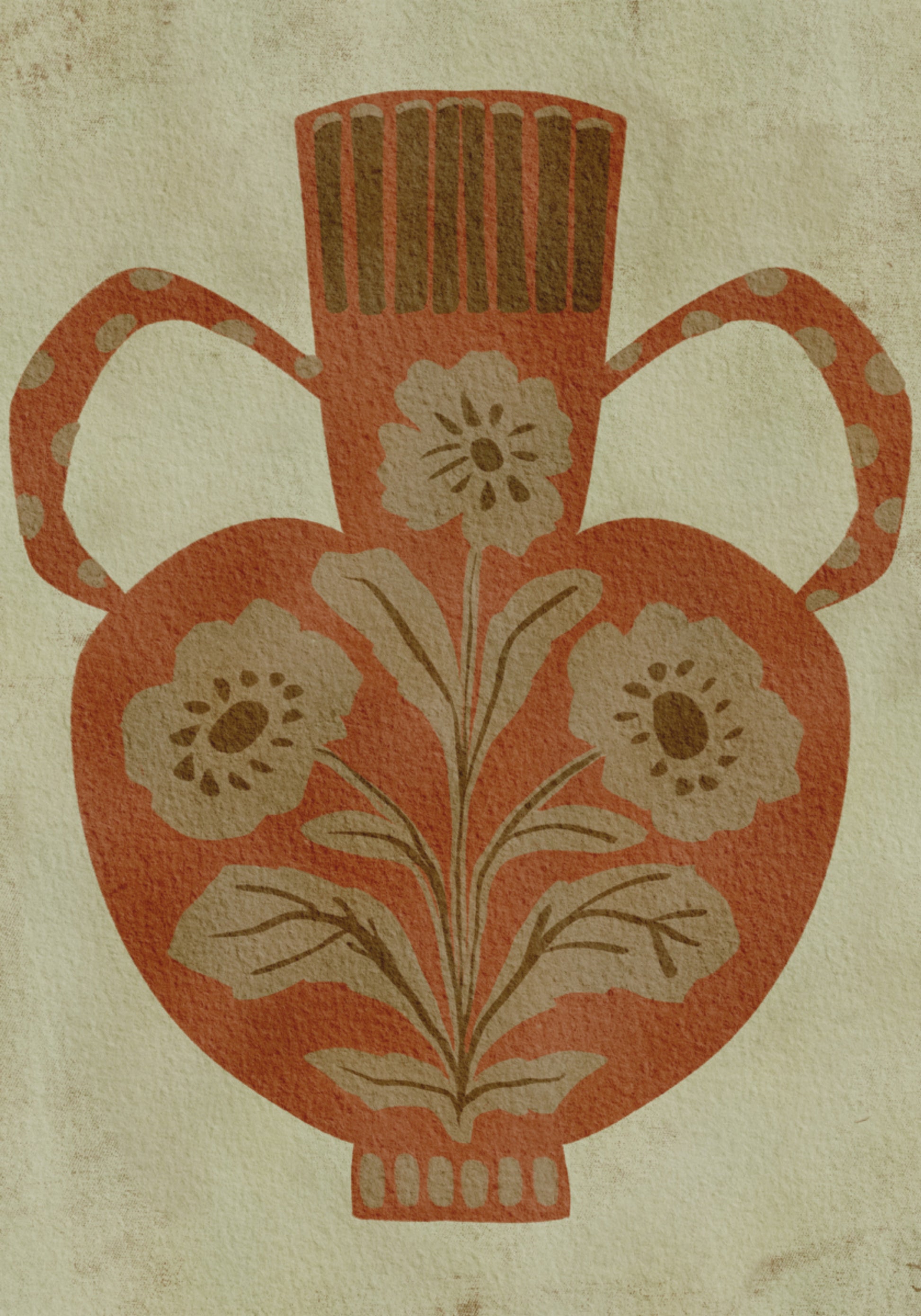 Rustic Floral Vase