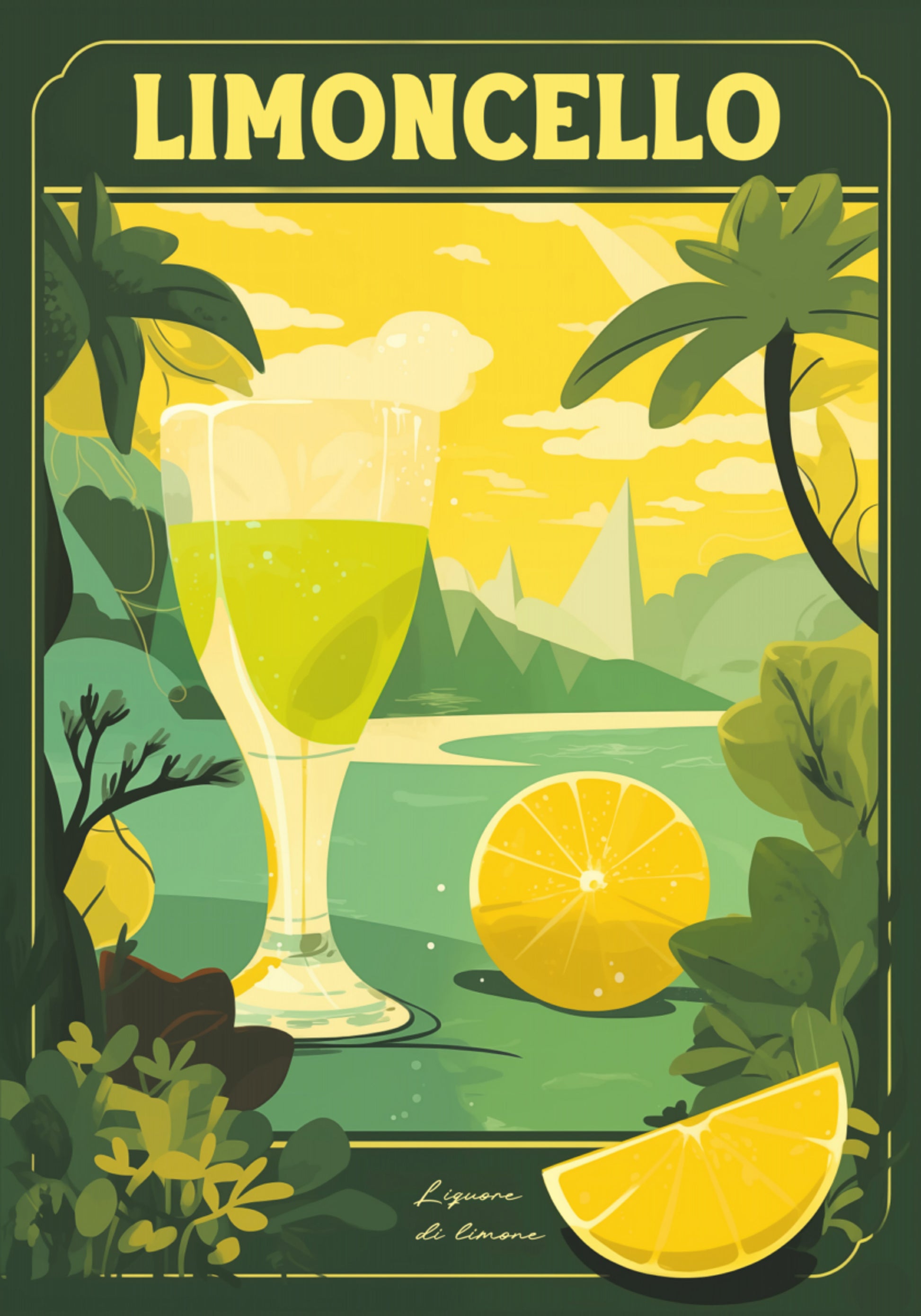 Limoncello Lemon Landscape