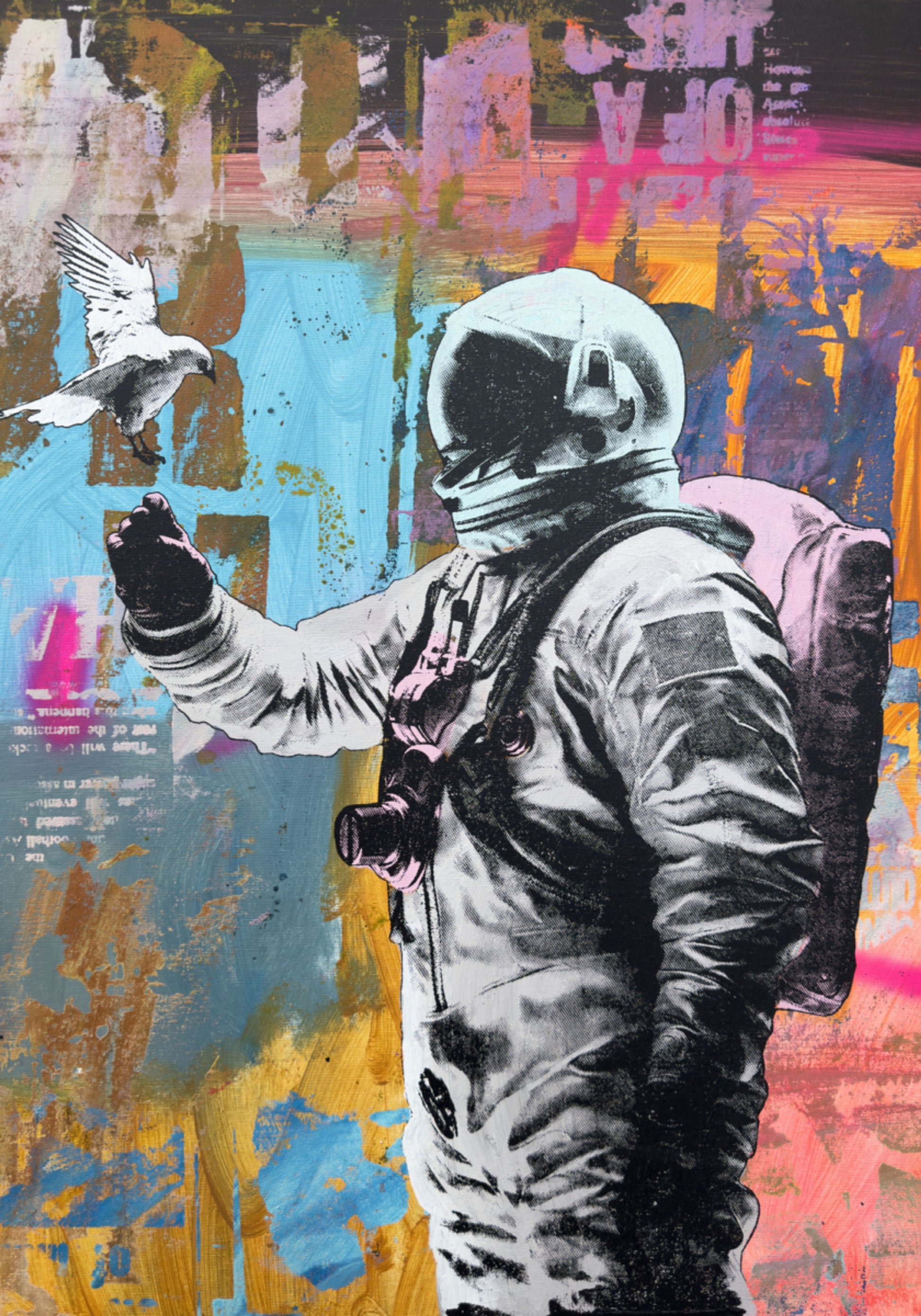 Astronaut meets Dove