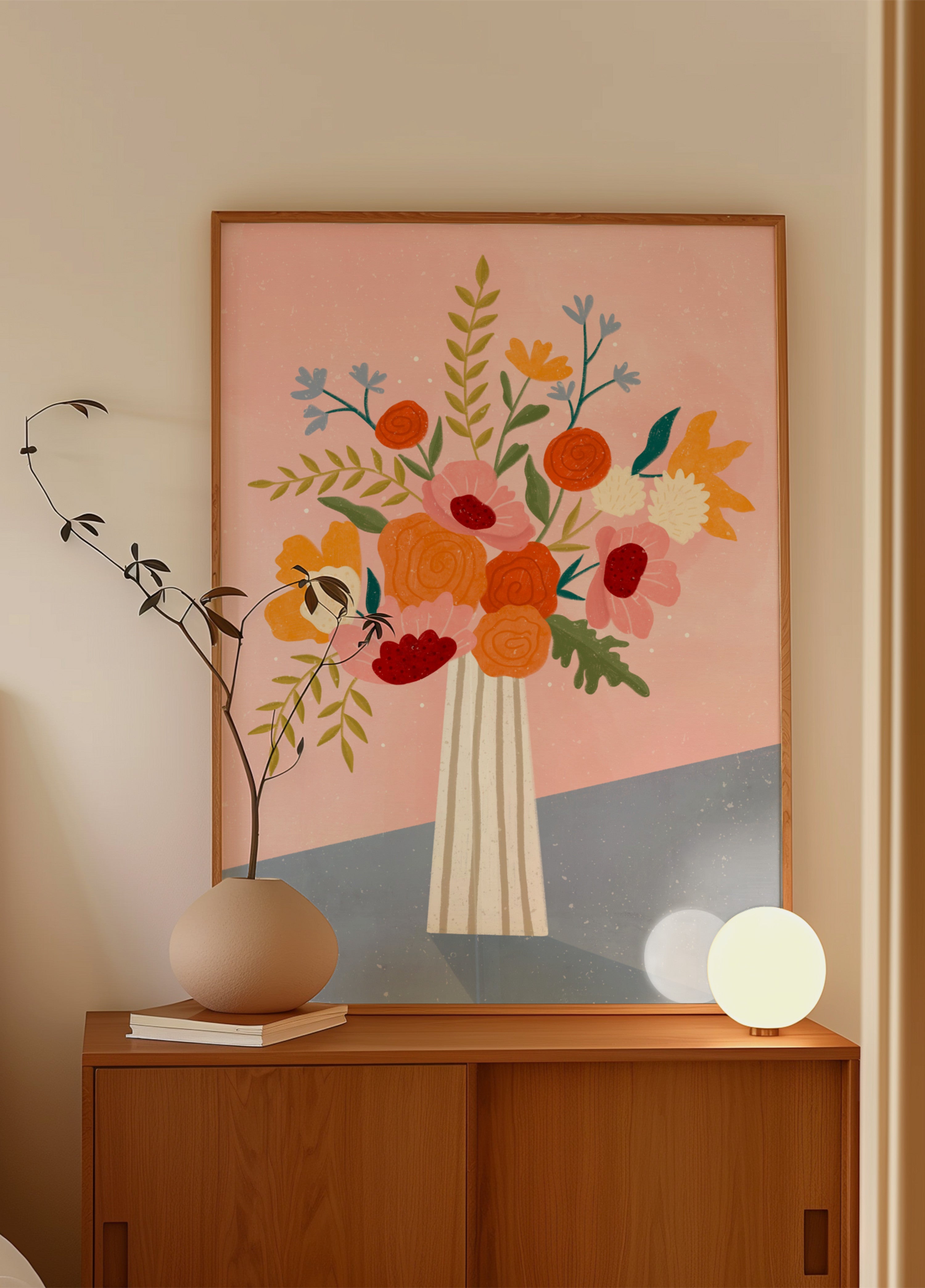 Modern Blummenarrangement