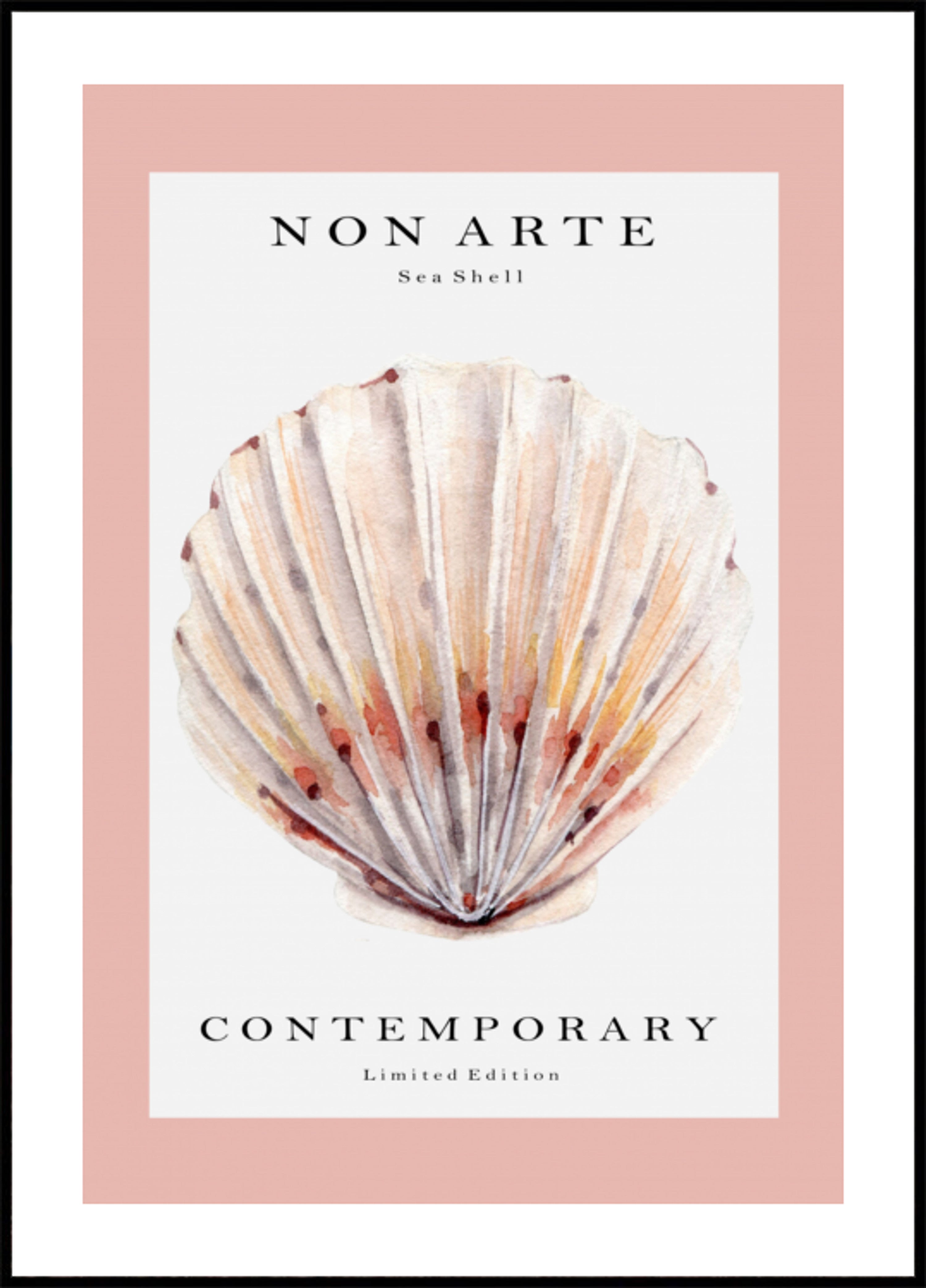 Aquarell Jakobsmuschel Shell