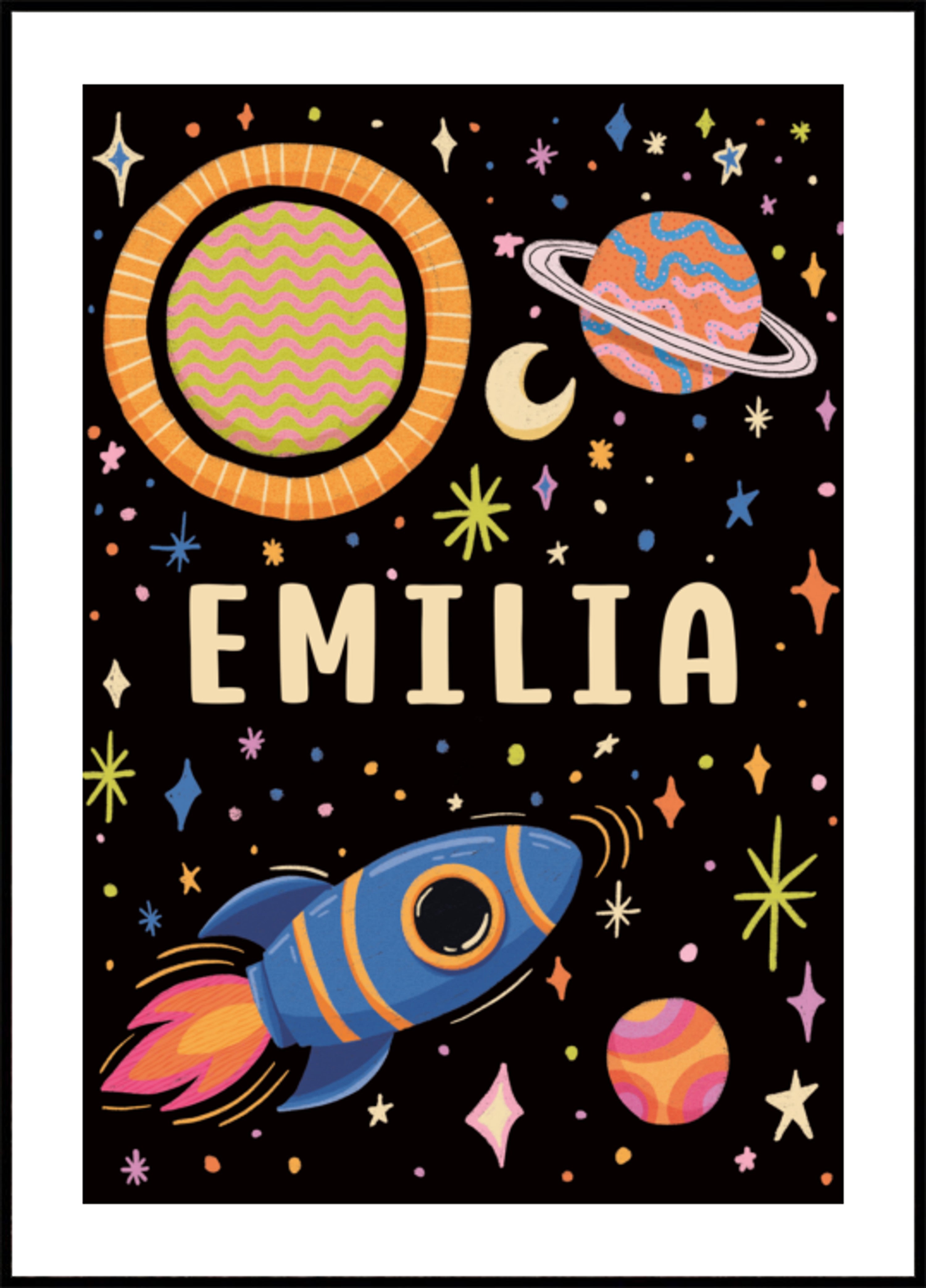 Personal space travel poster