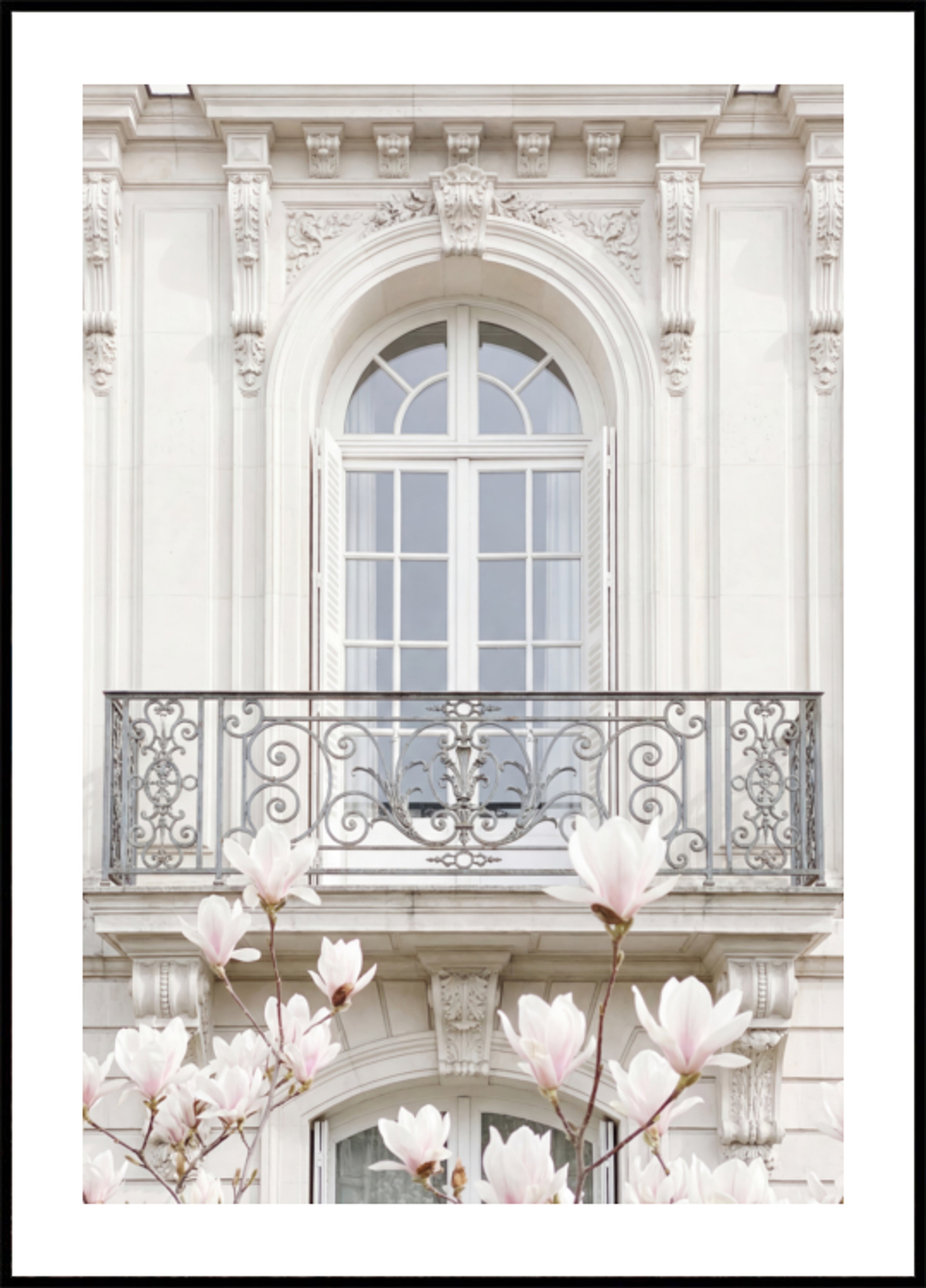 Wäiss Fassad Magnolien