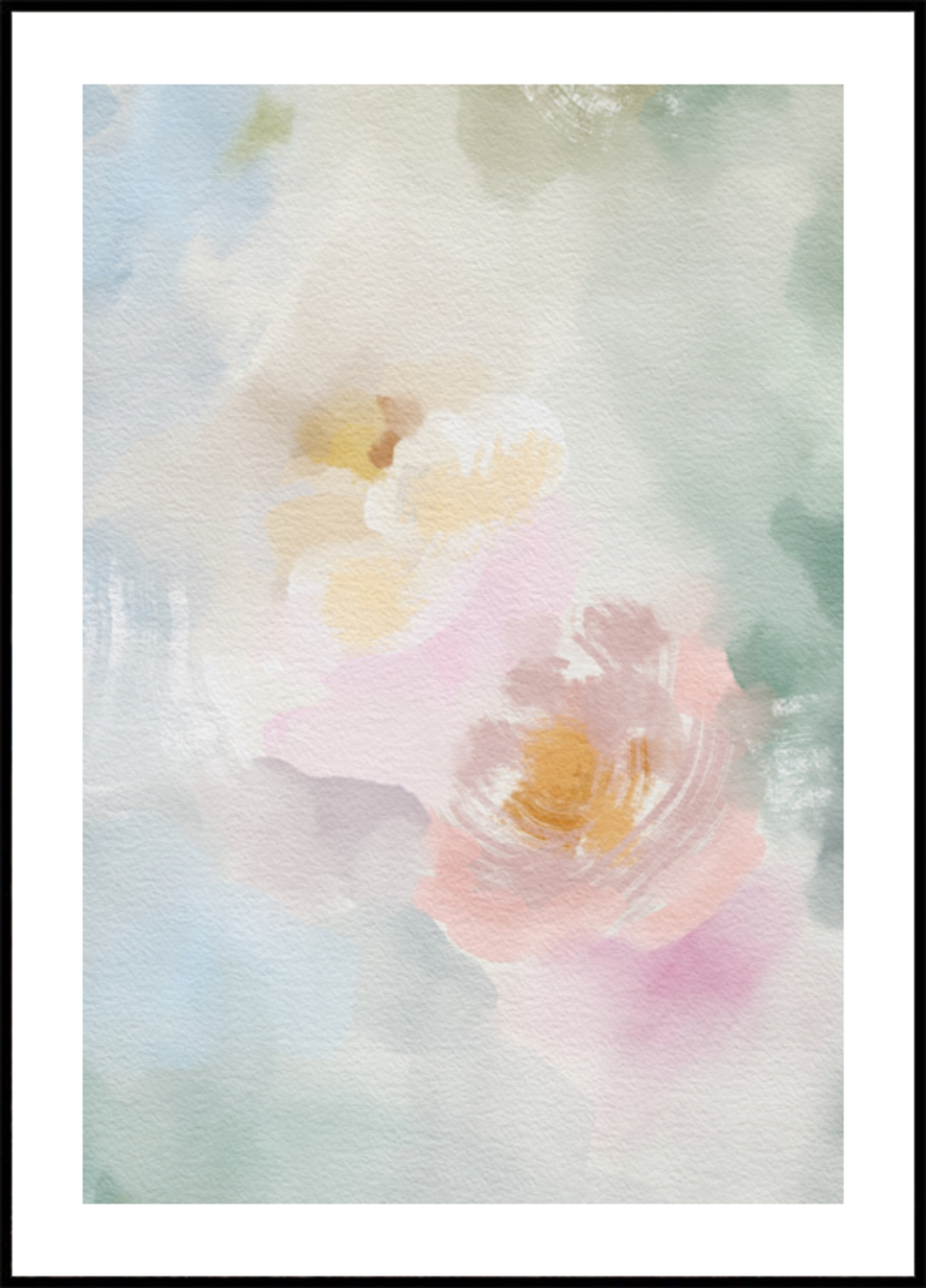 Abstract floral visător