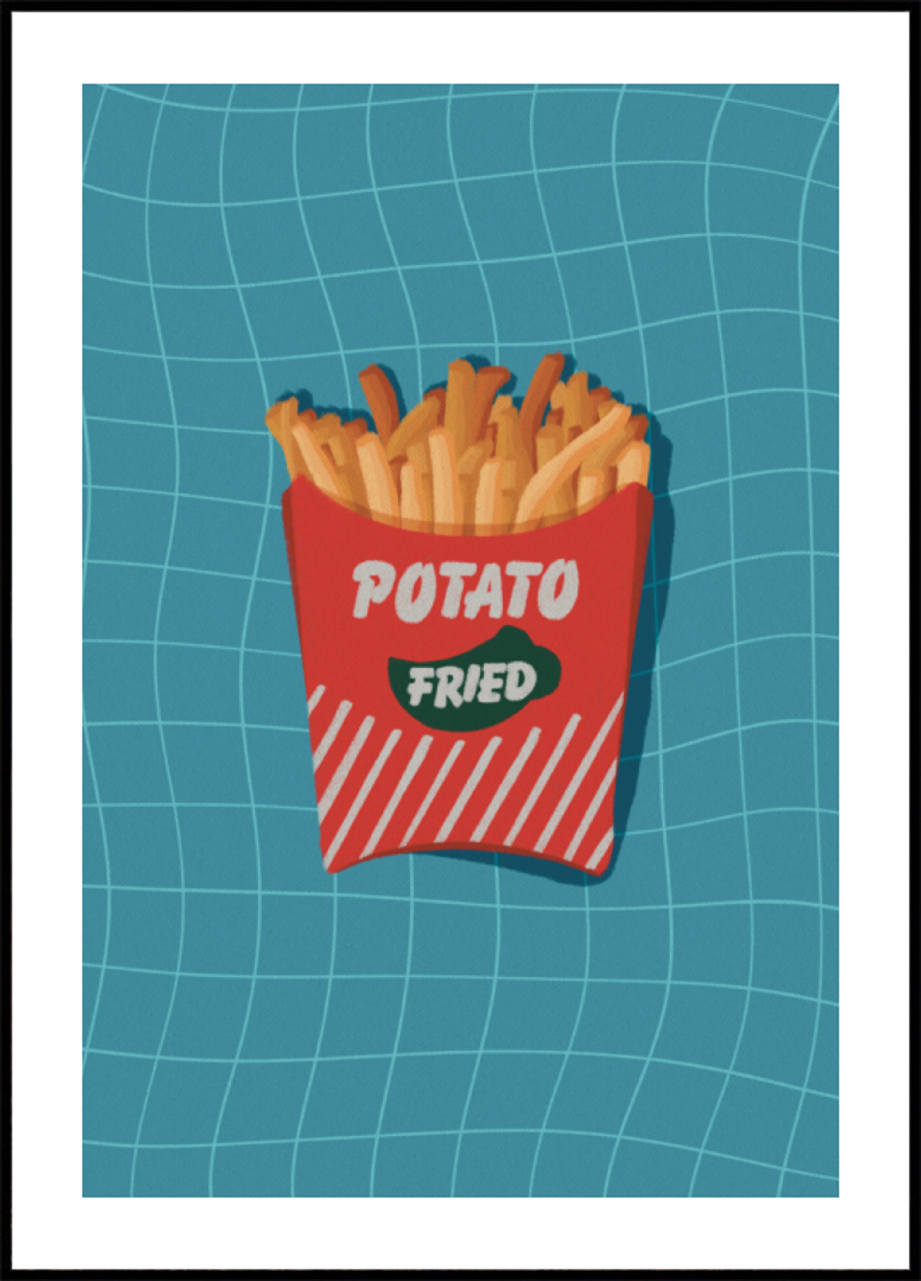 Retro hranolkový snack