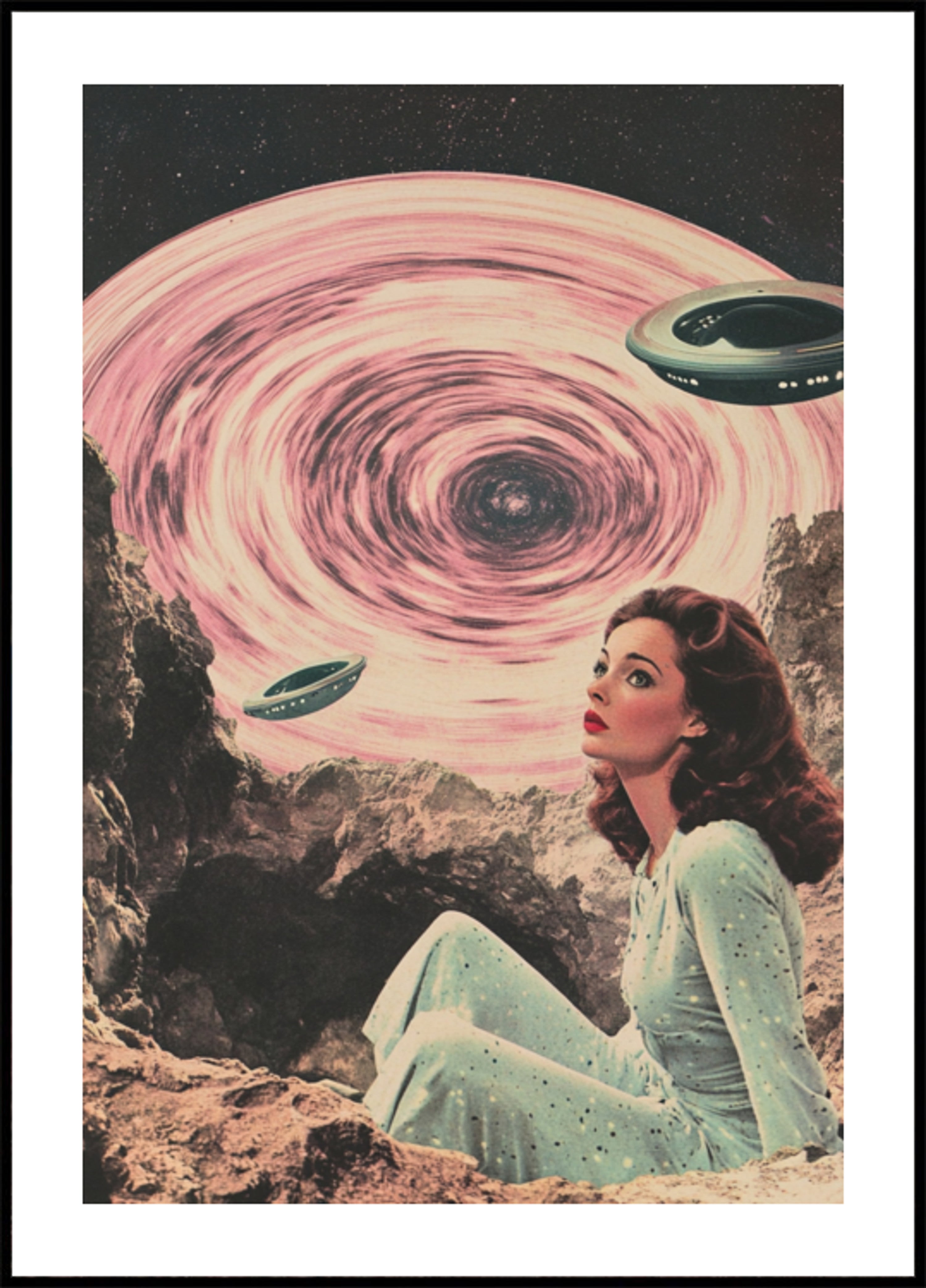 Pink Galaxy Gauze