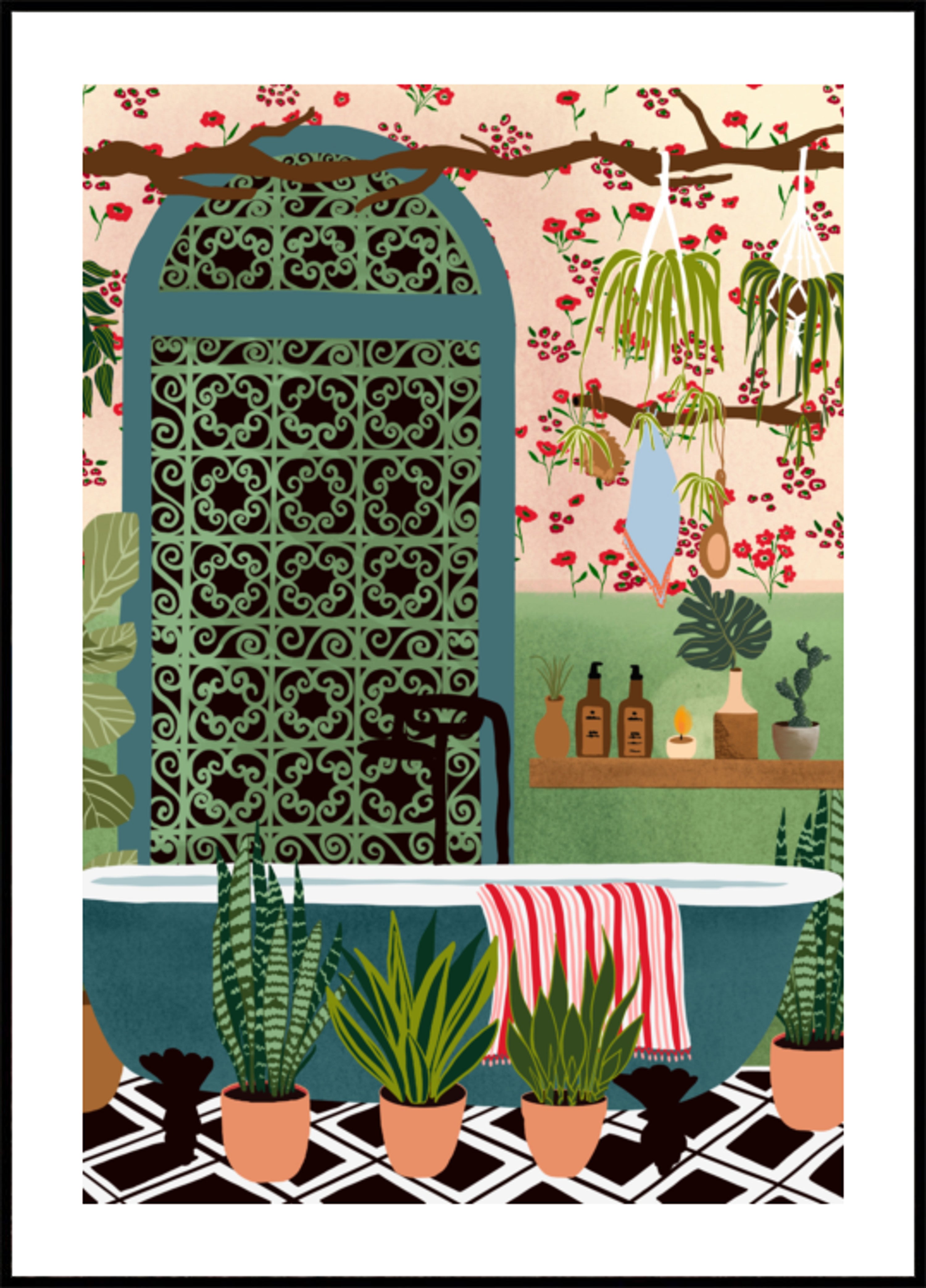 Sodri botaninė pirtis
