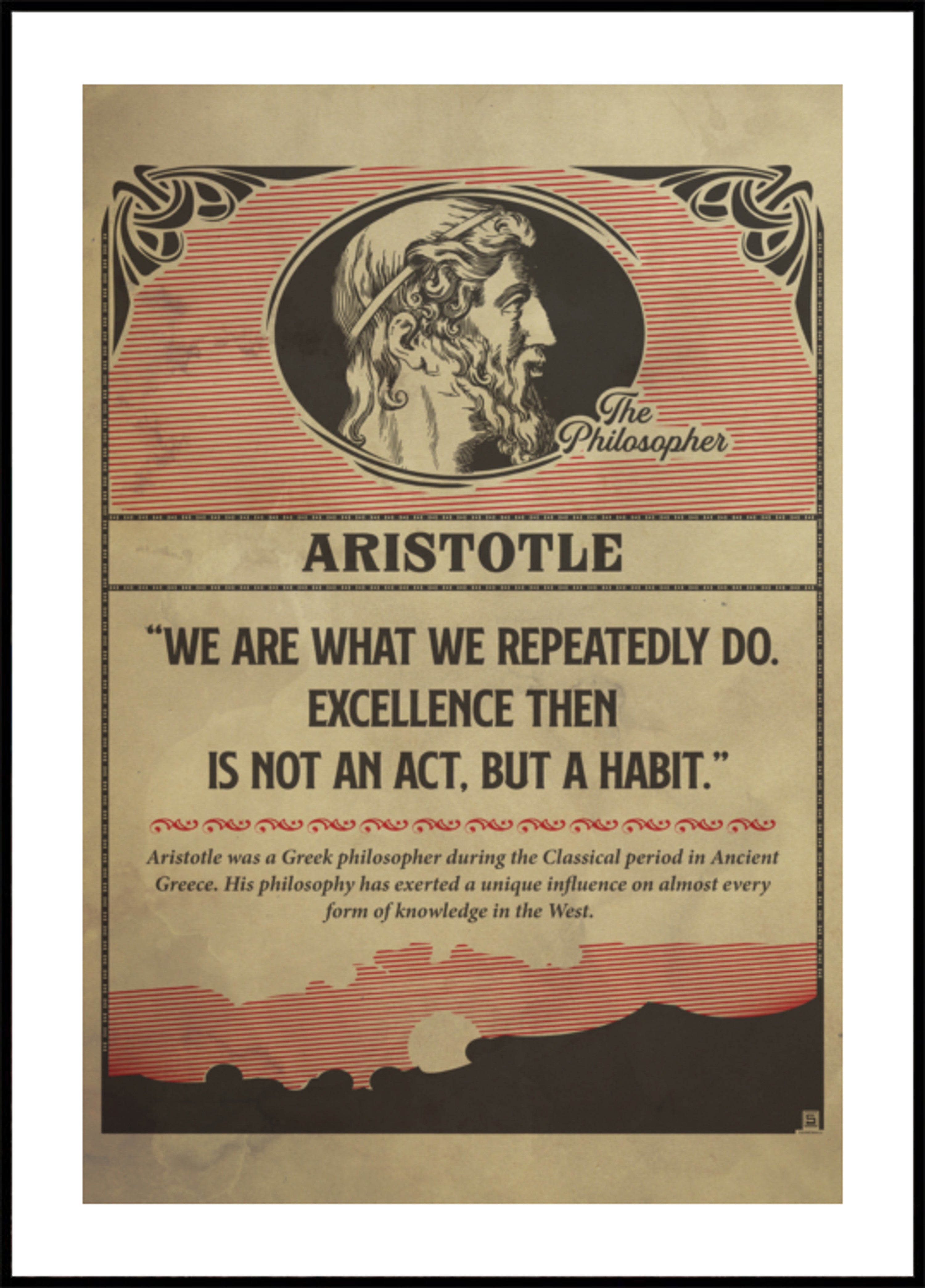 Vintage Aristotelese tsitaat