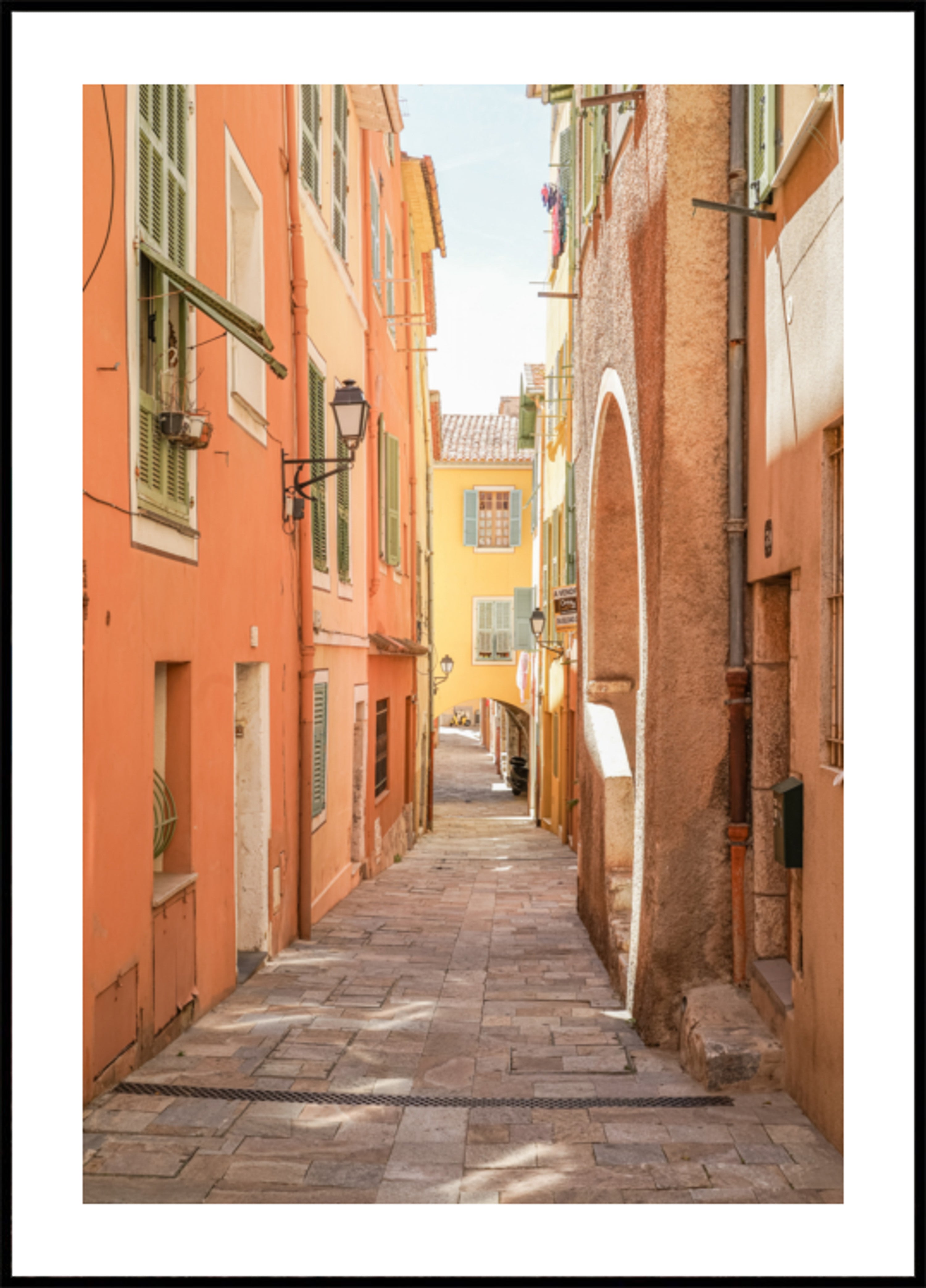 Vibrant European Alley