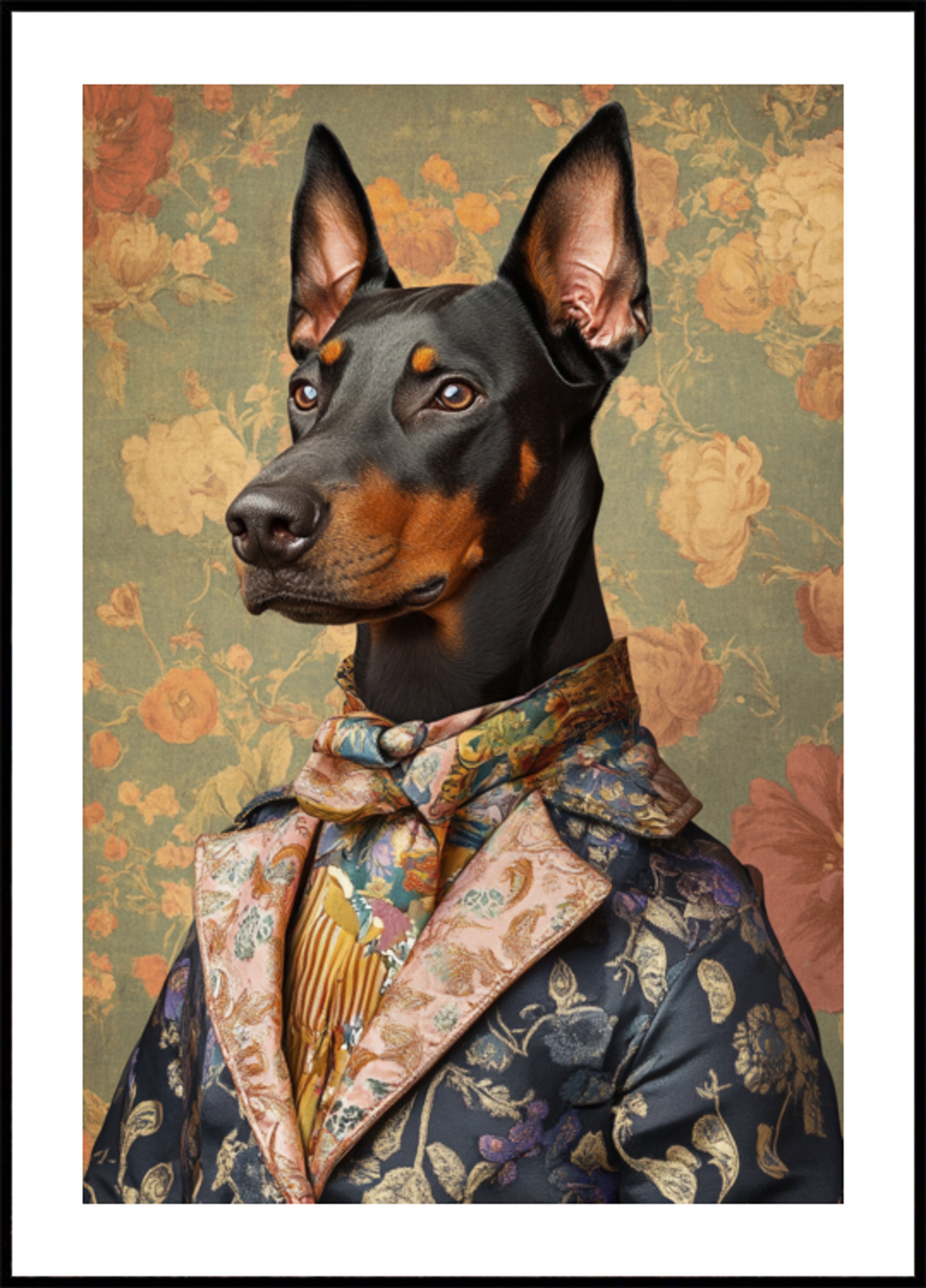 Dapper Doberman Gentleman