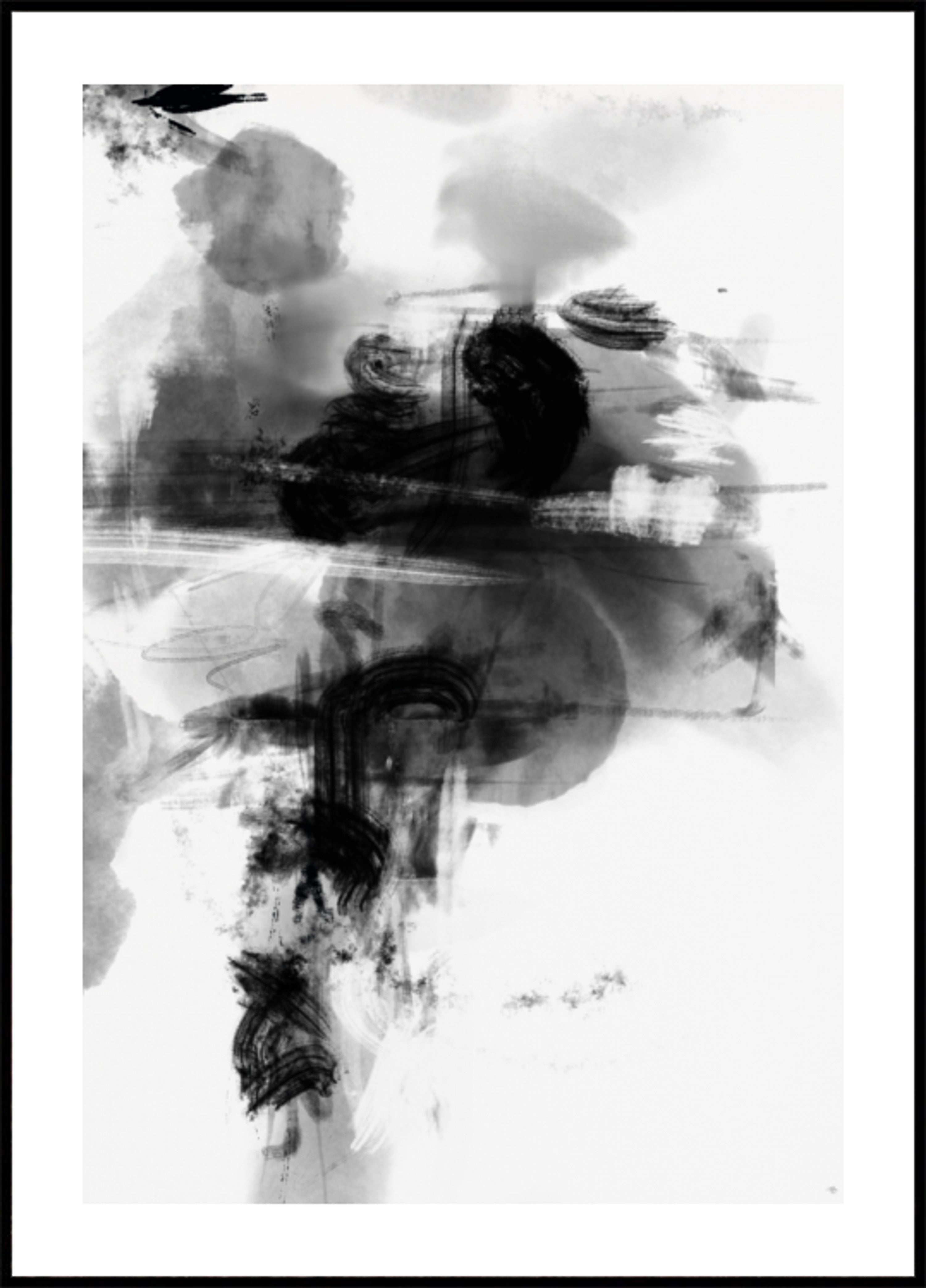 Dynamic Monochrom Abstrakt
