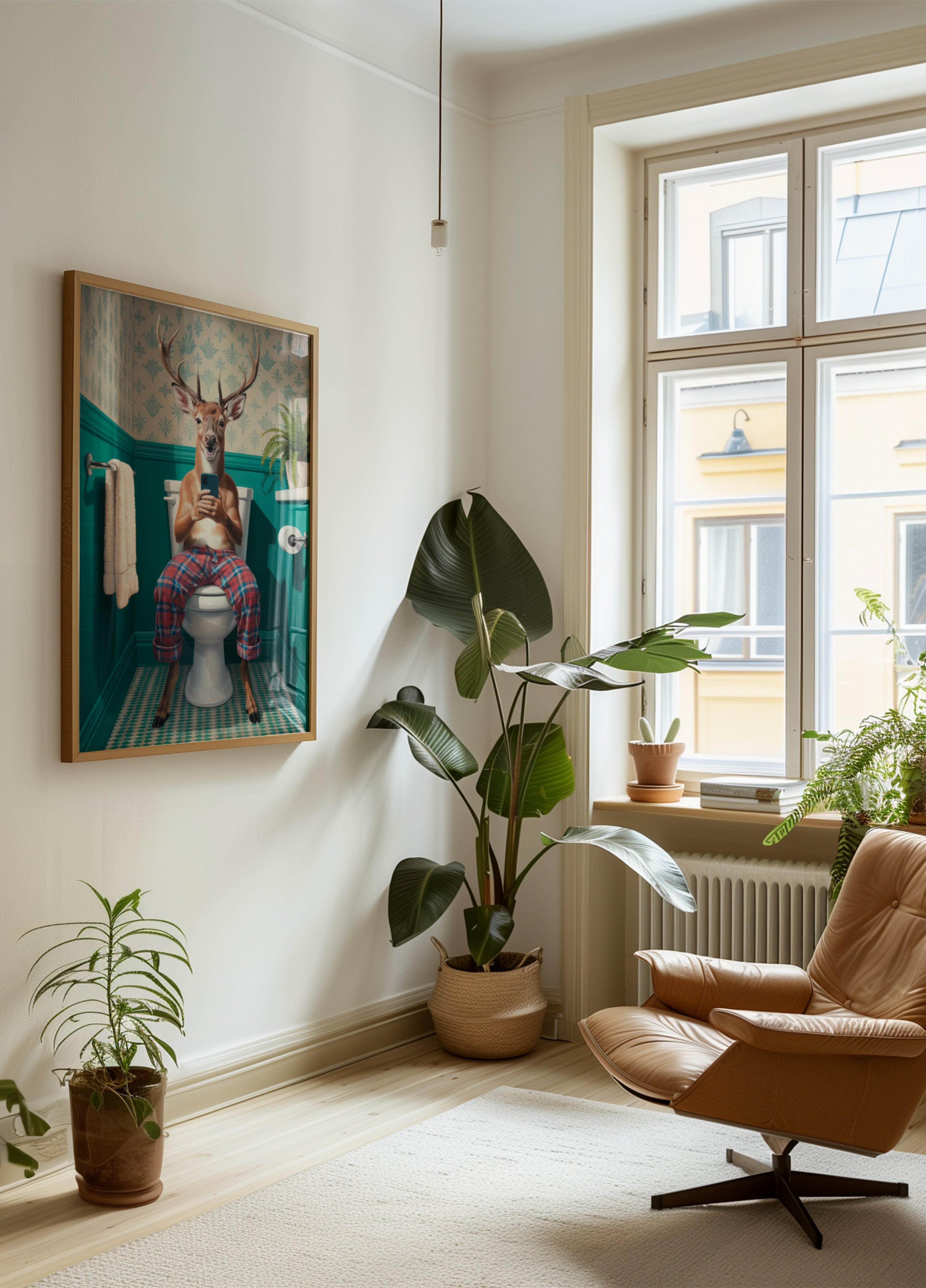 Kapriisne hirve tualettstseen