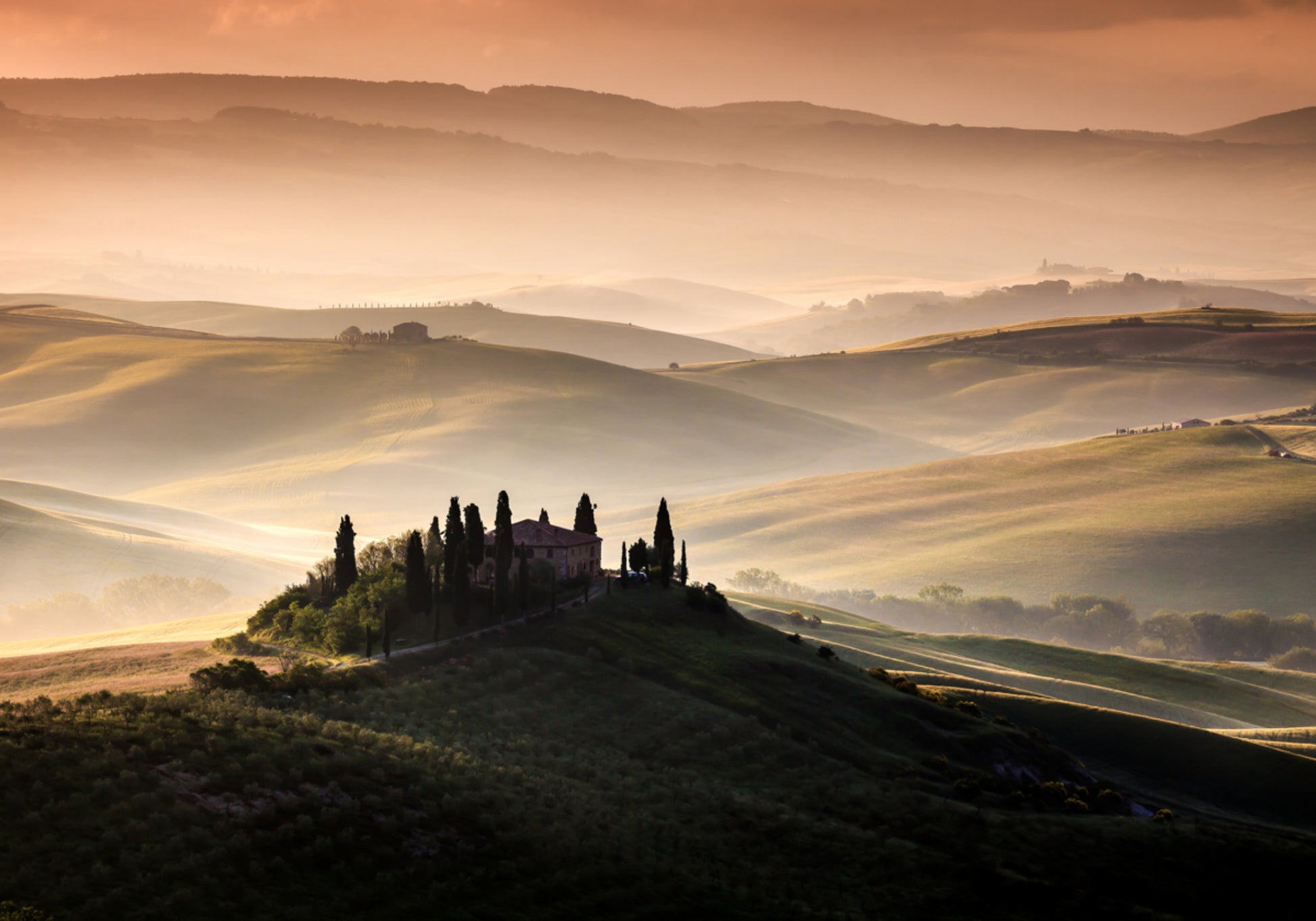 Udused Toscana mäed