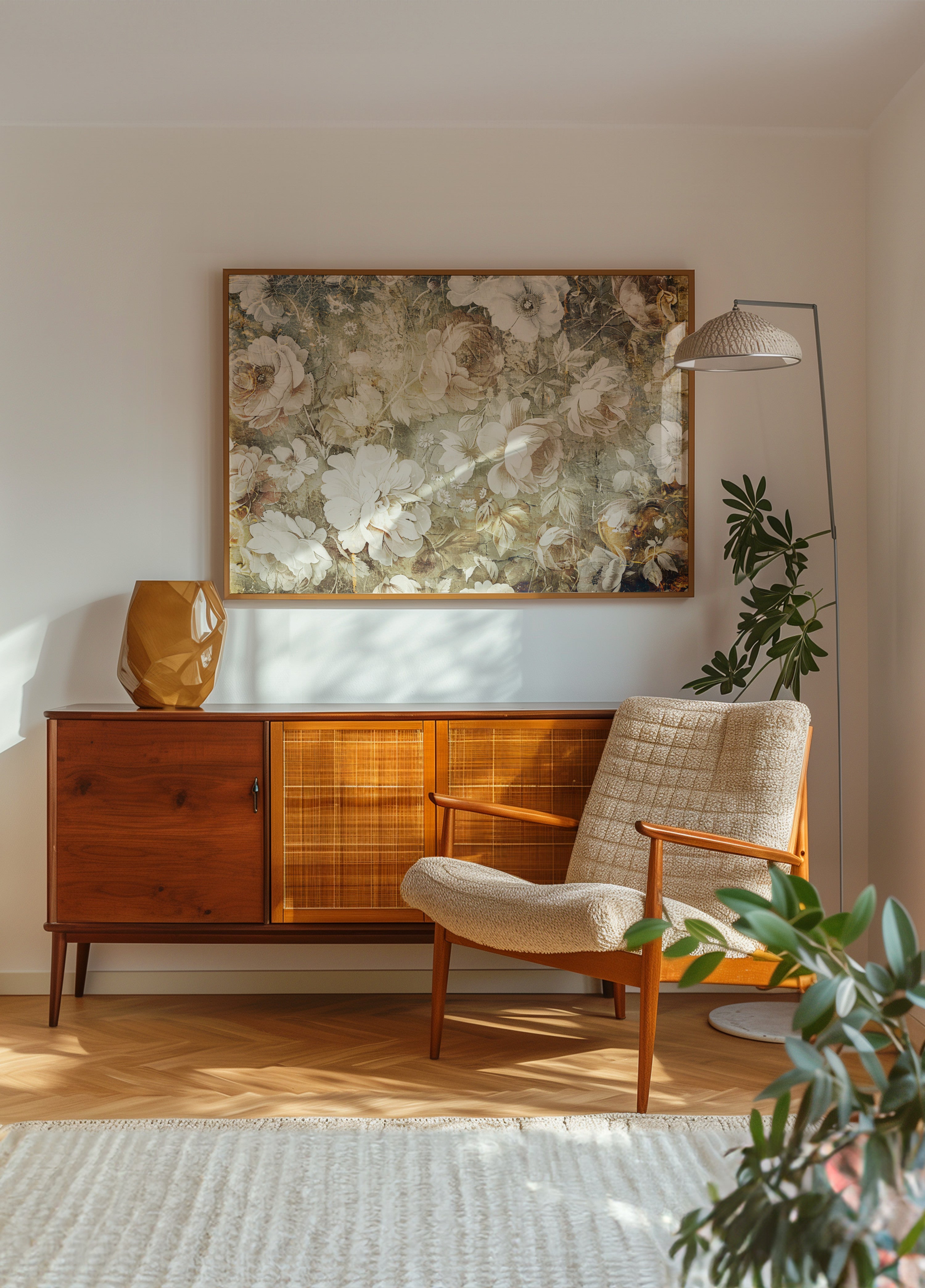 Vintage Blummen Eleganz