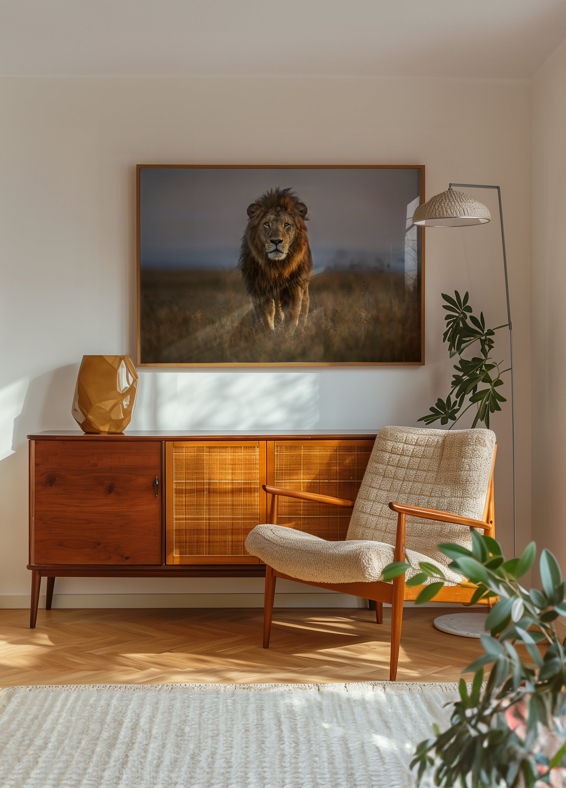 Majestic African Lion