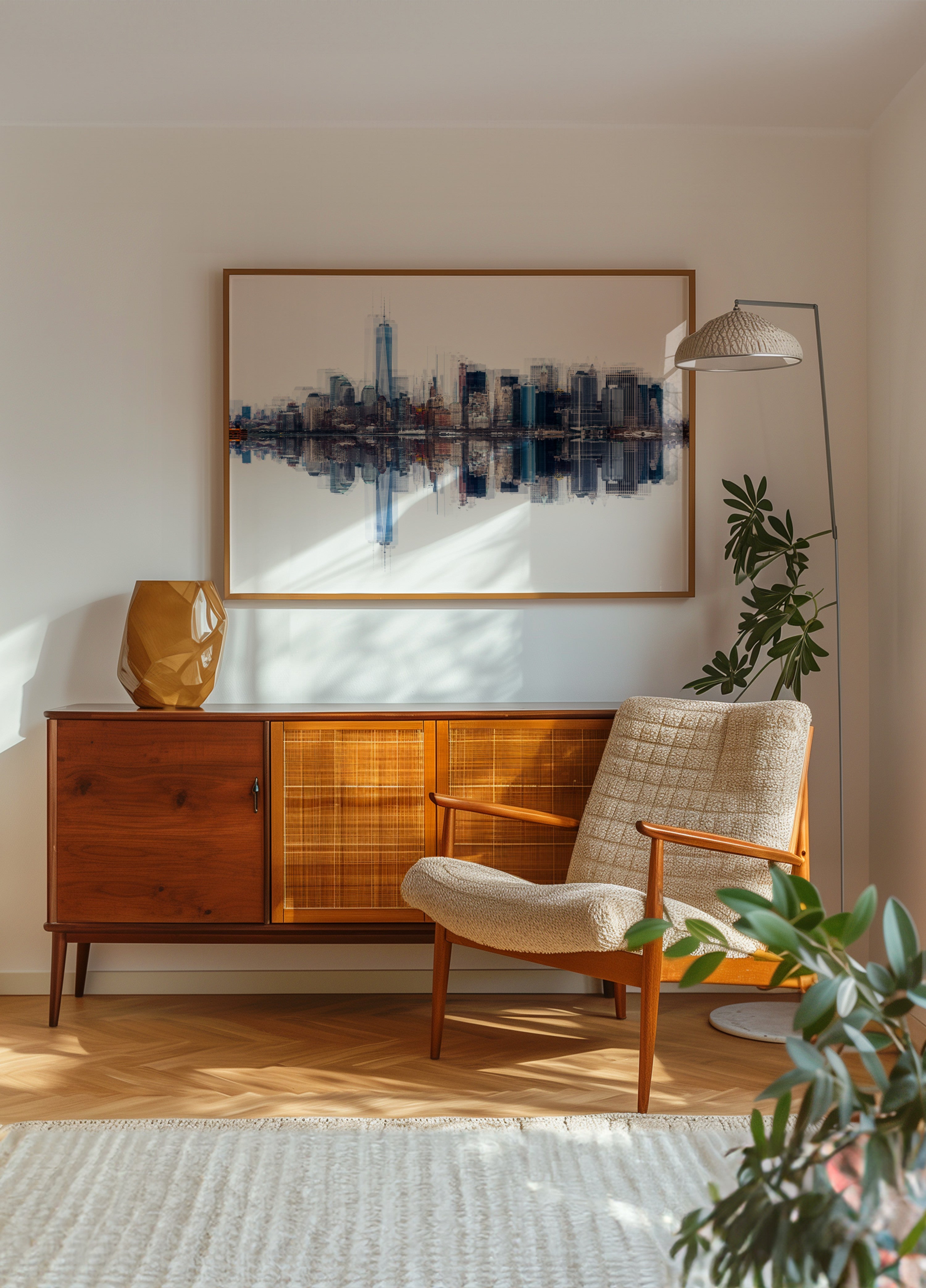 Abstrakt Manhattan Skyline