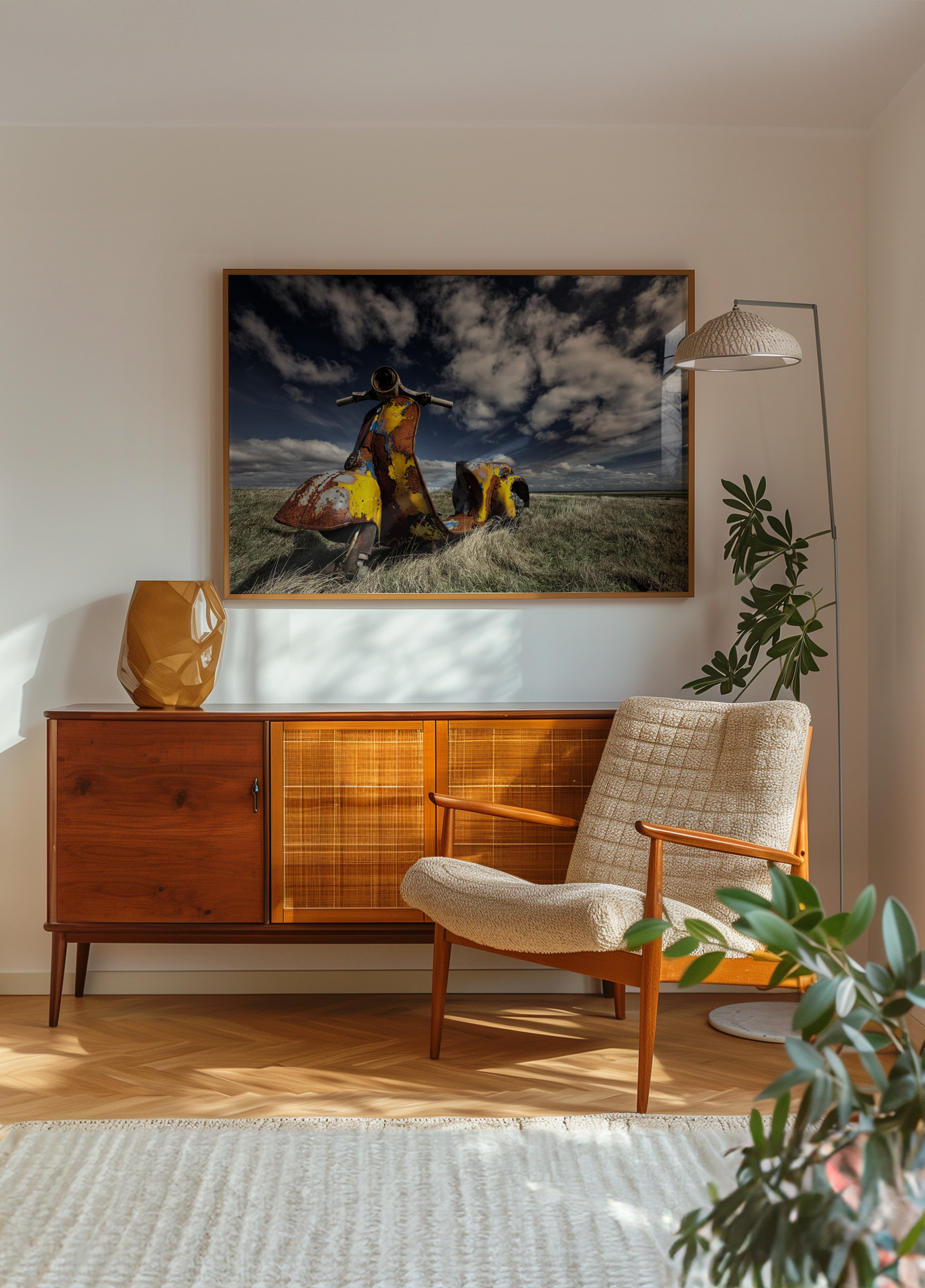 Roostetanud Vespa väli