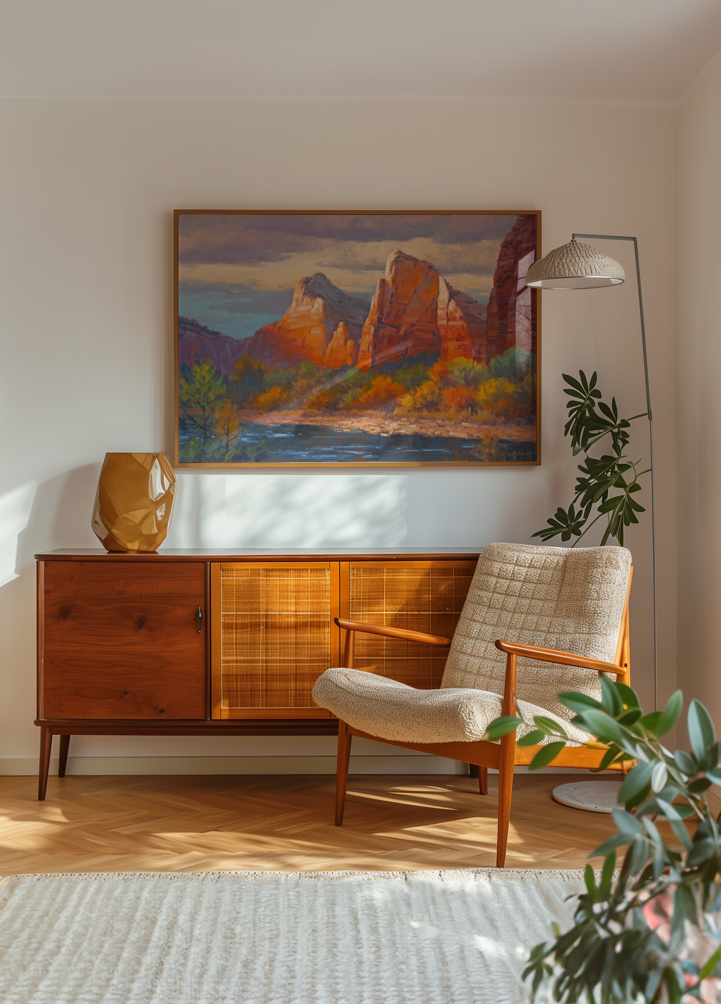 Rudens Raudonosios uolos kanjonas