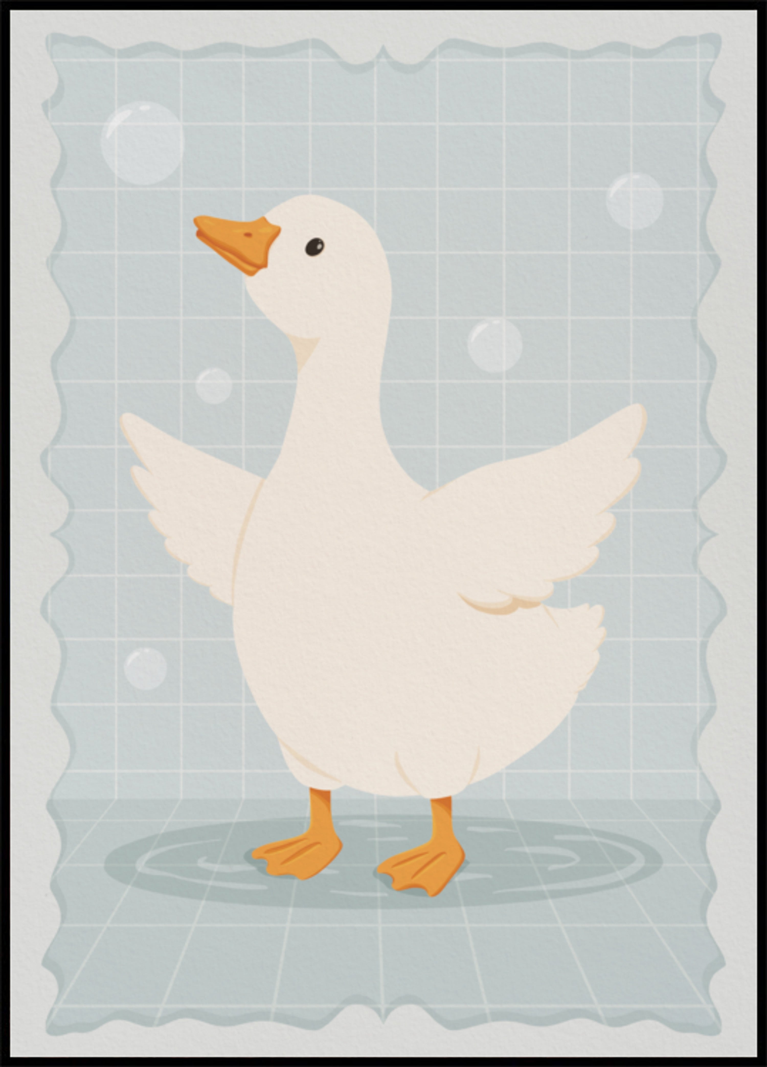 Aranyos Bathtime Goose