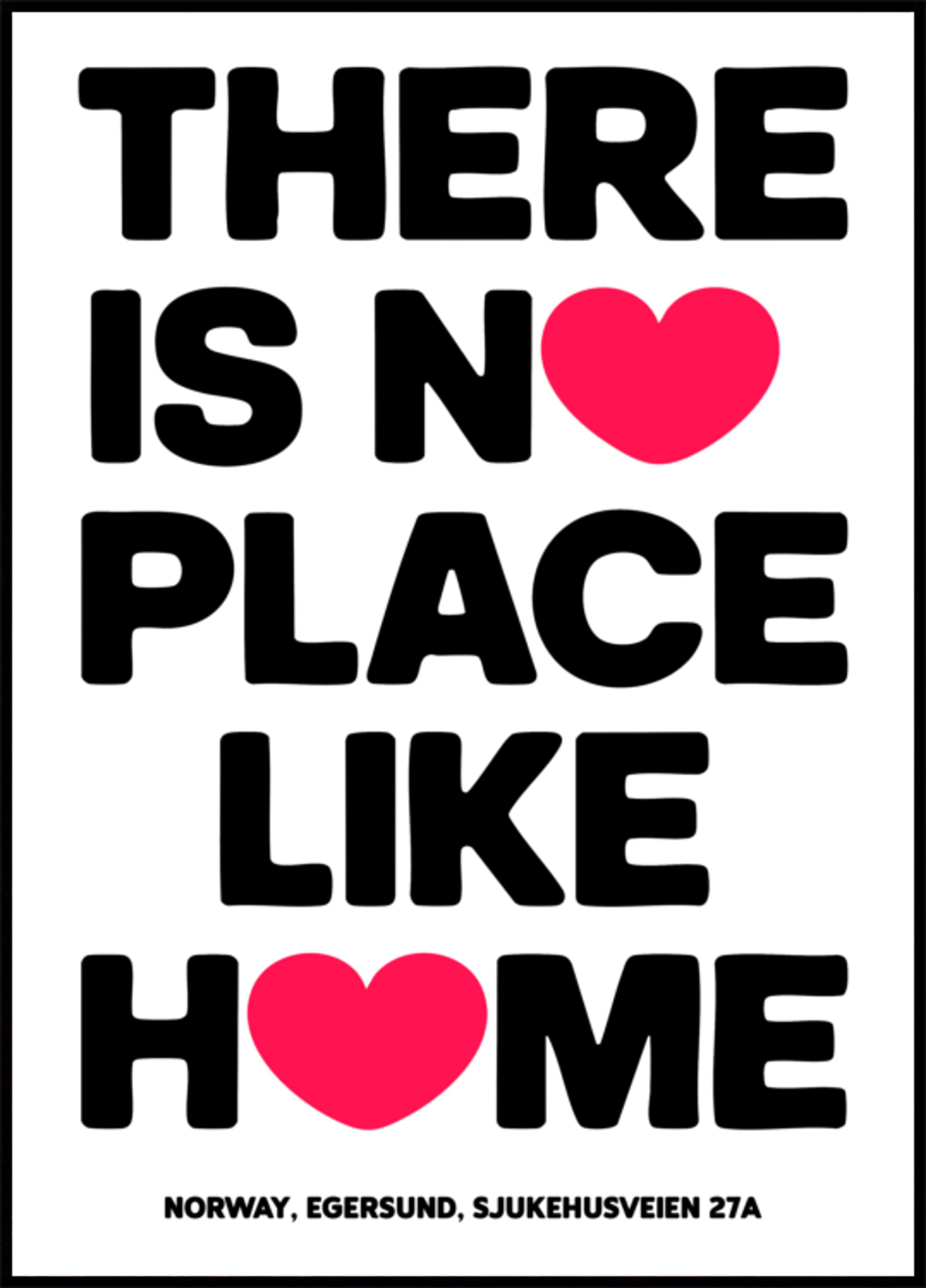 Personal quote poster for the home