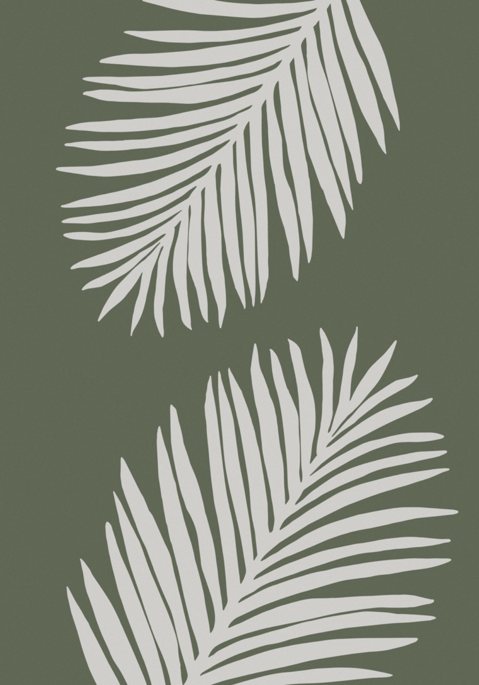 Serene Palm Leaves