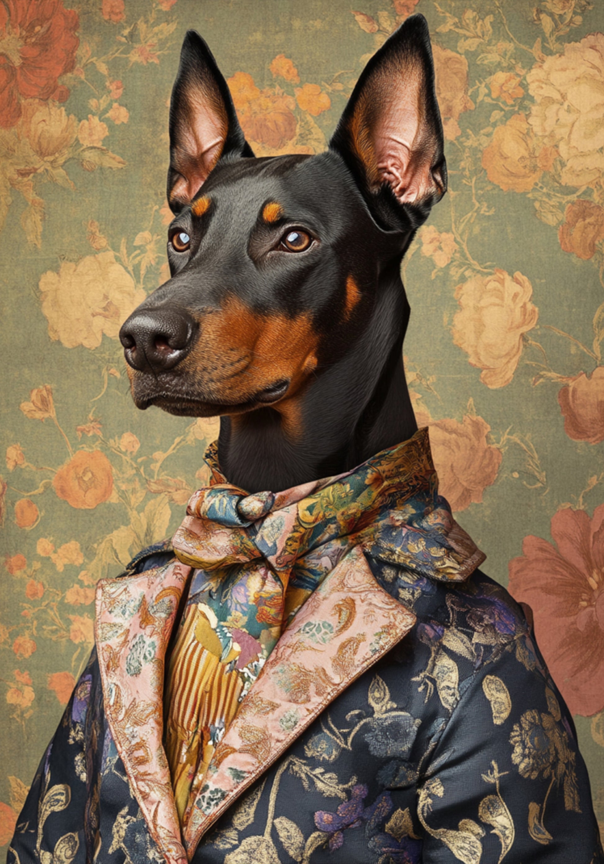 Dapper Doberman Gentleman