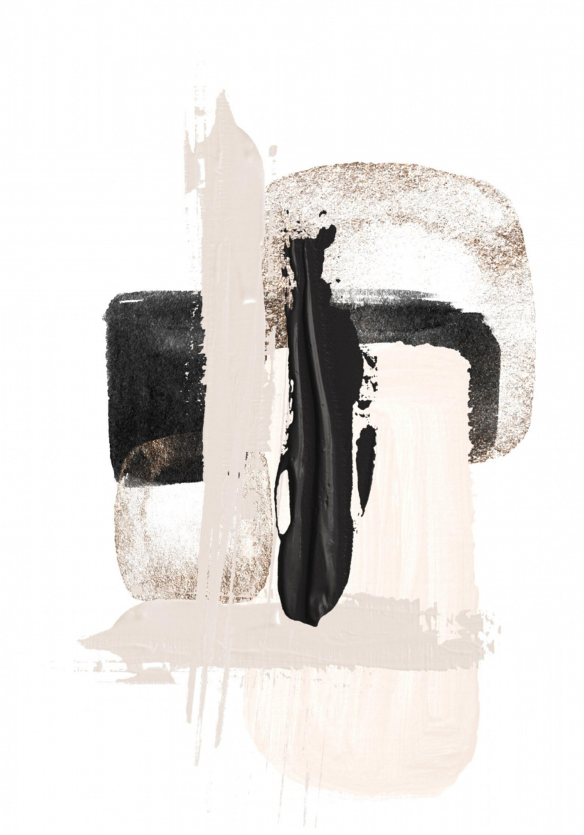 Modern Neutral Brush Strokes
