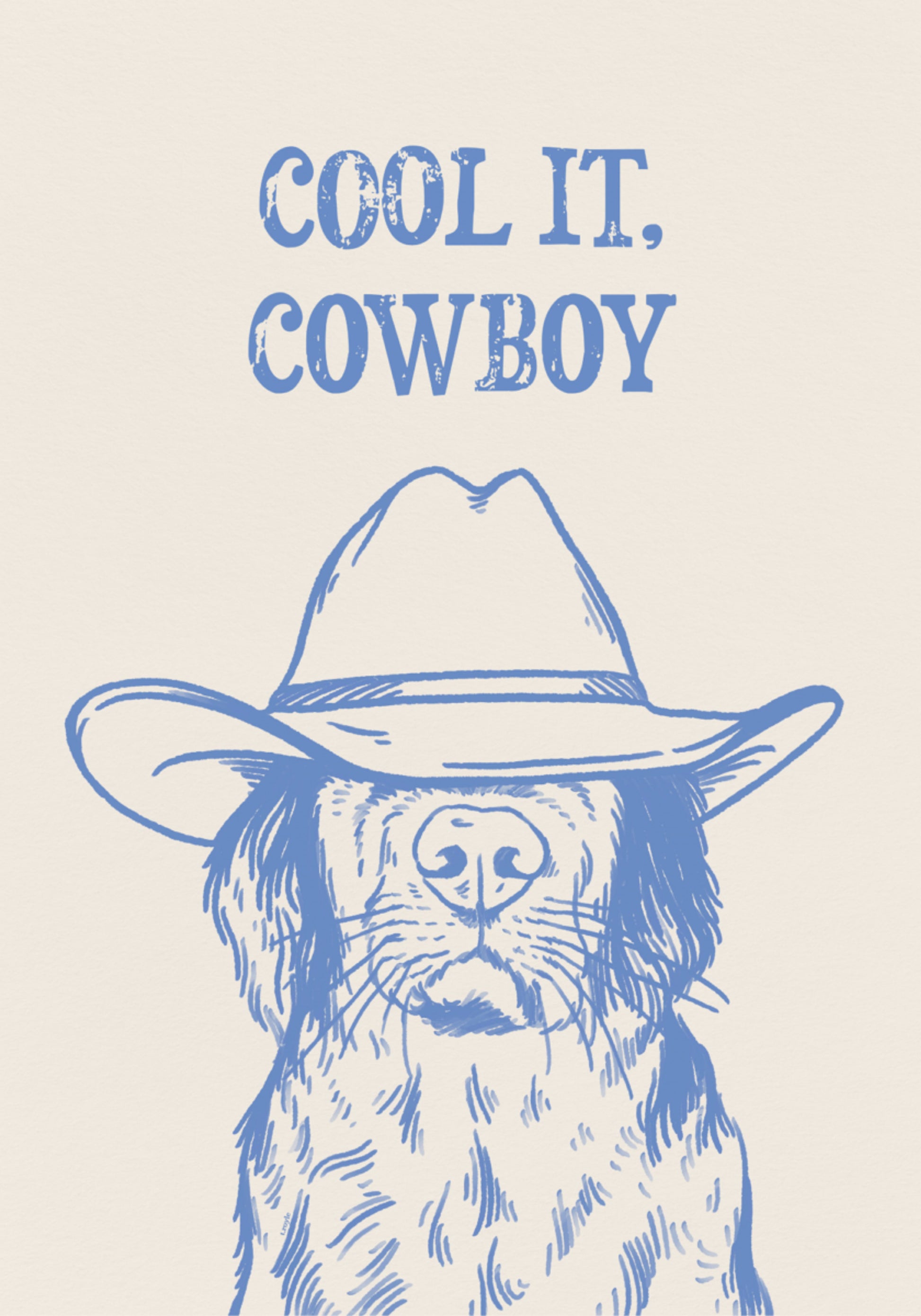 Cool It Cowboy Dog