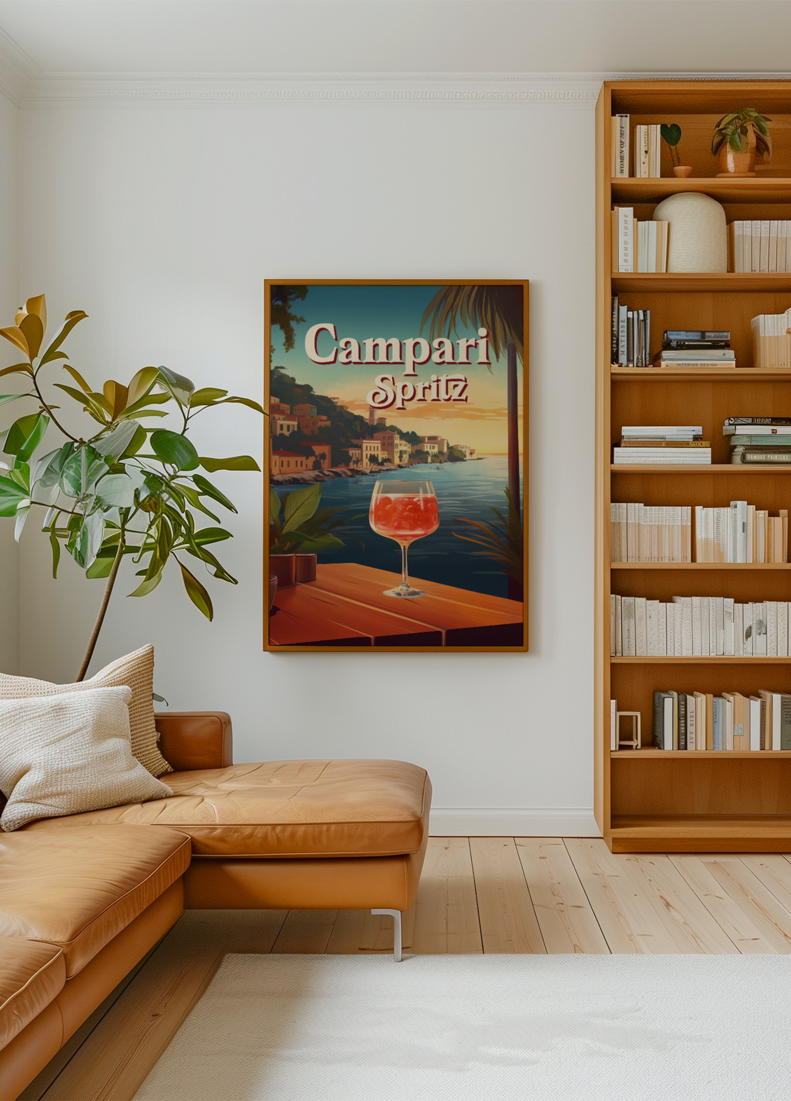 Campari Spritz piejūras saulriets