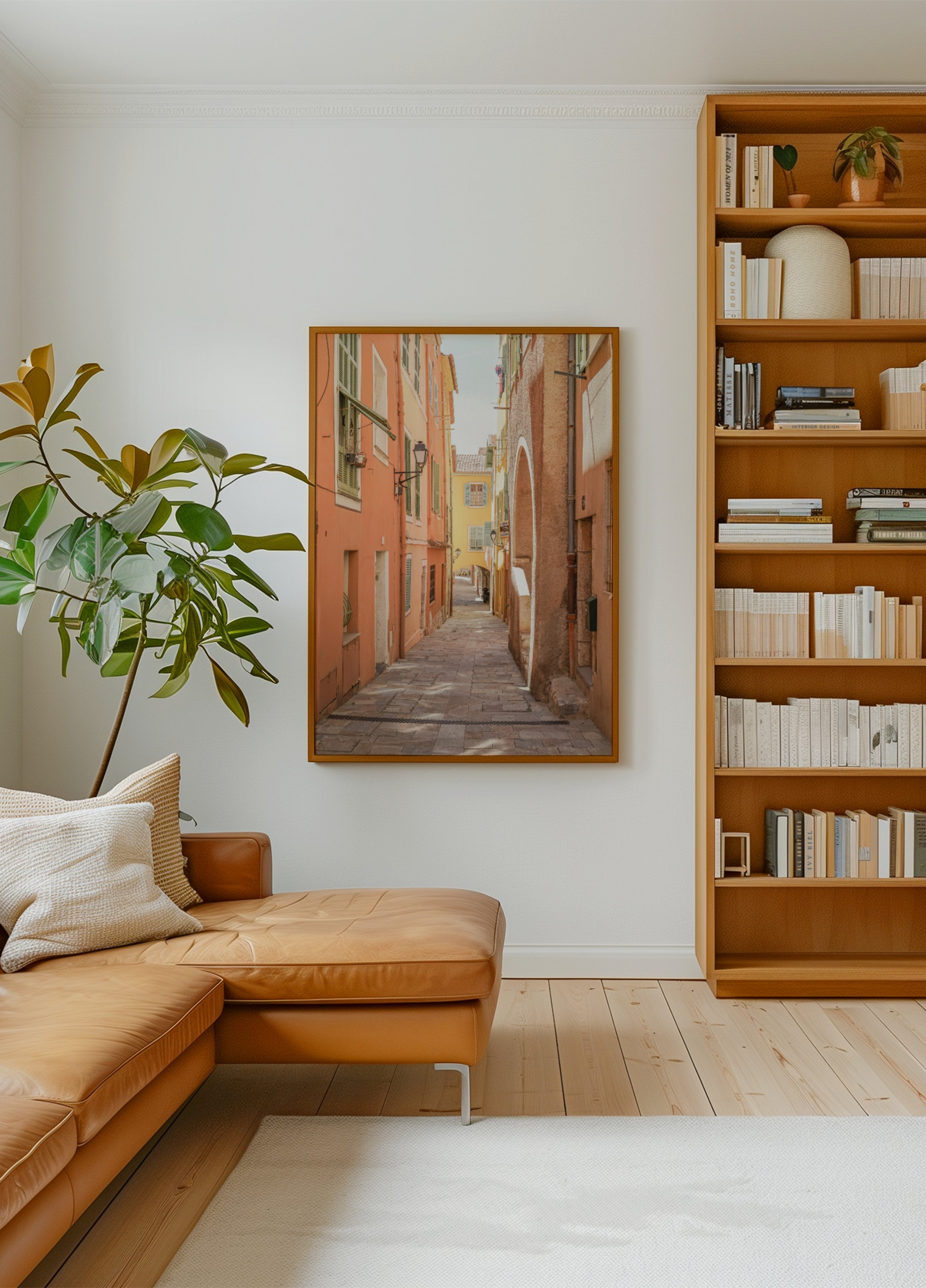 Vibrant European Alley