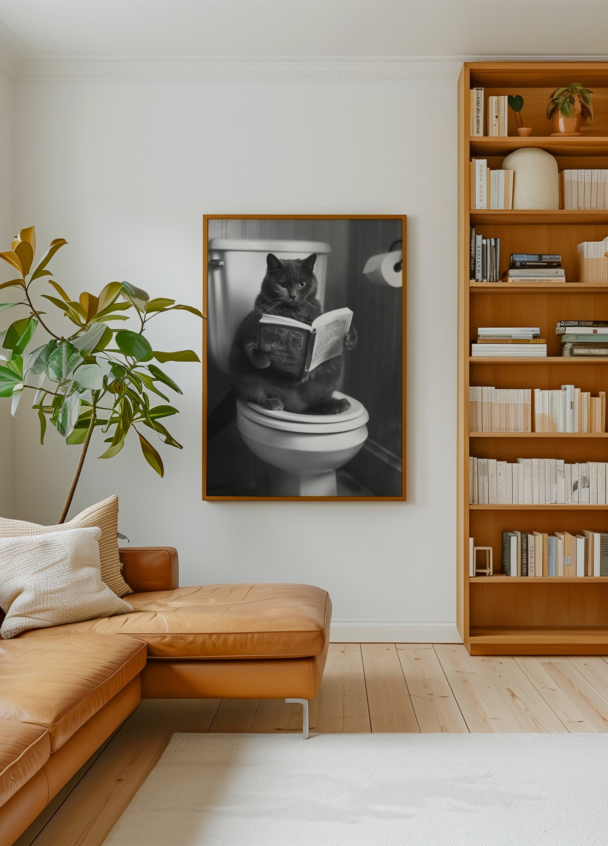 Plus Size Kitty on the Loo