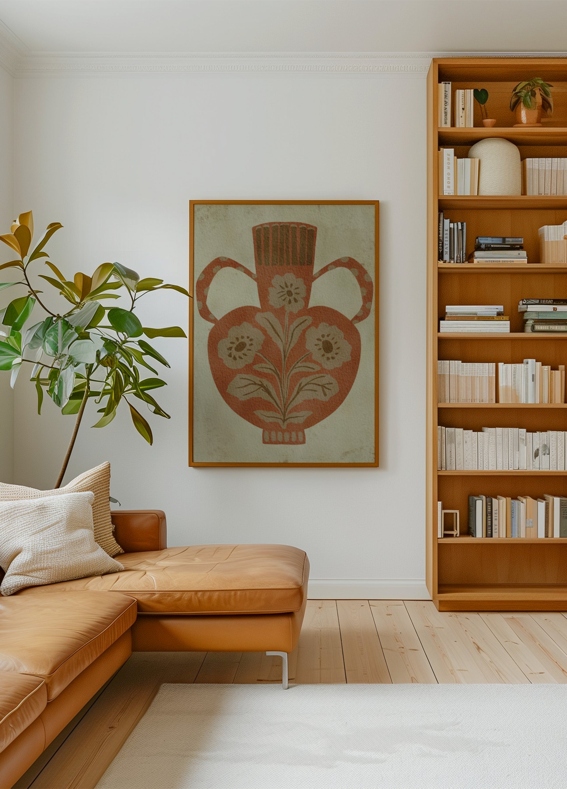 Rustic Floral Vase