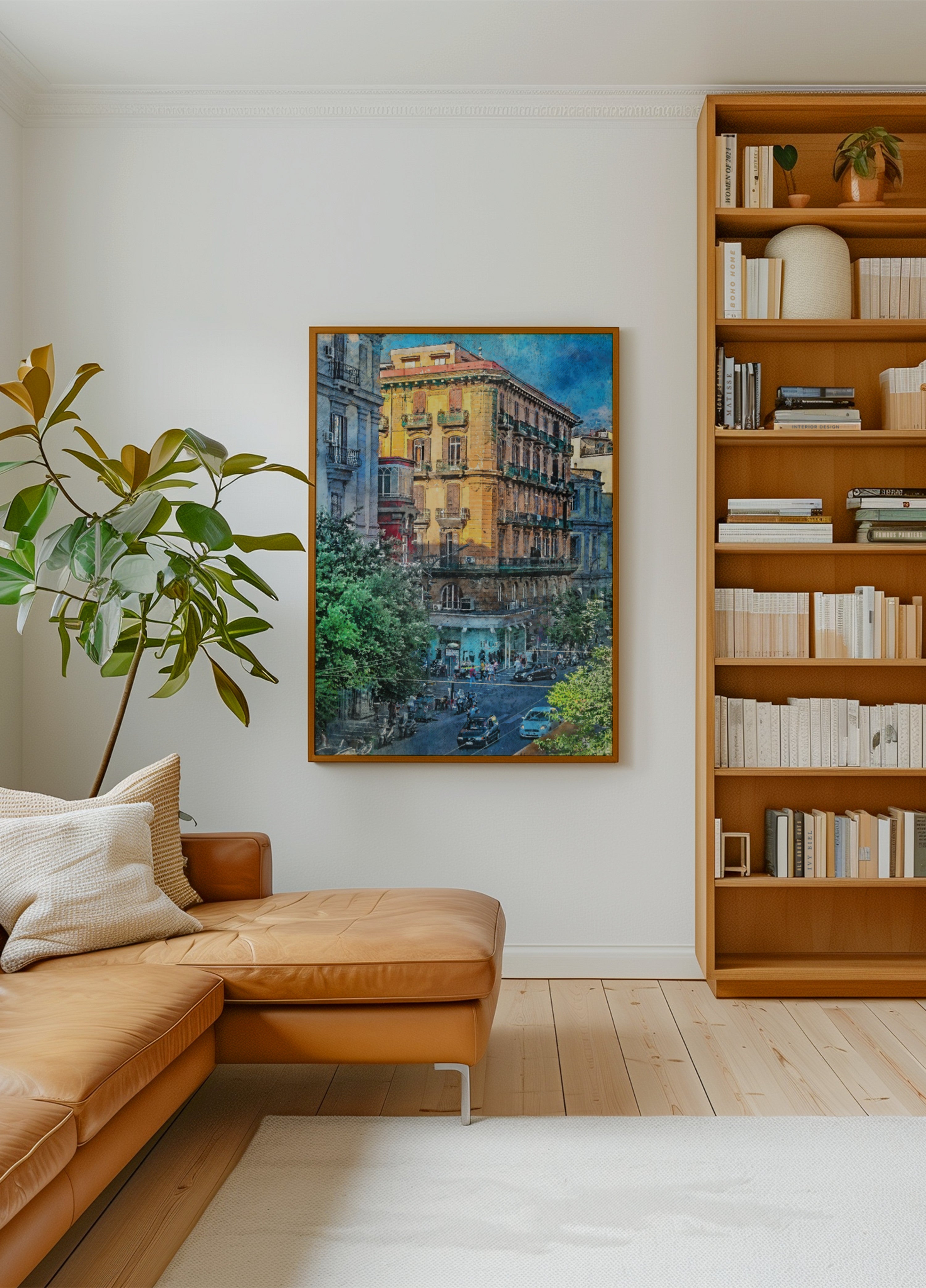 Vibrant City Corner