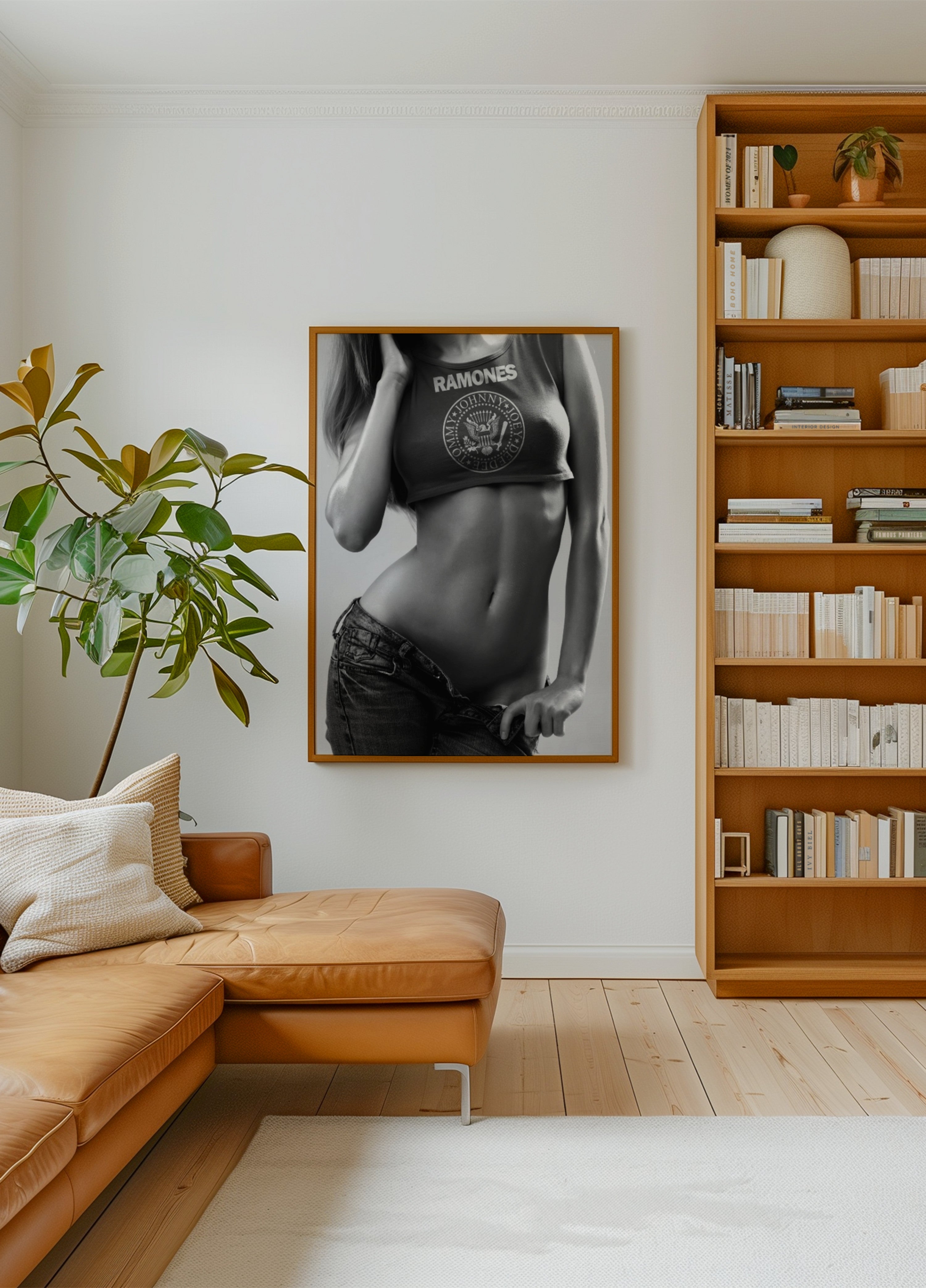 Ramones Crop Top štýl