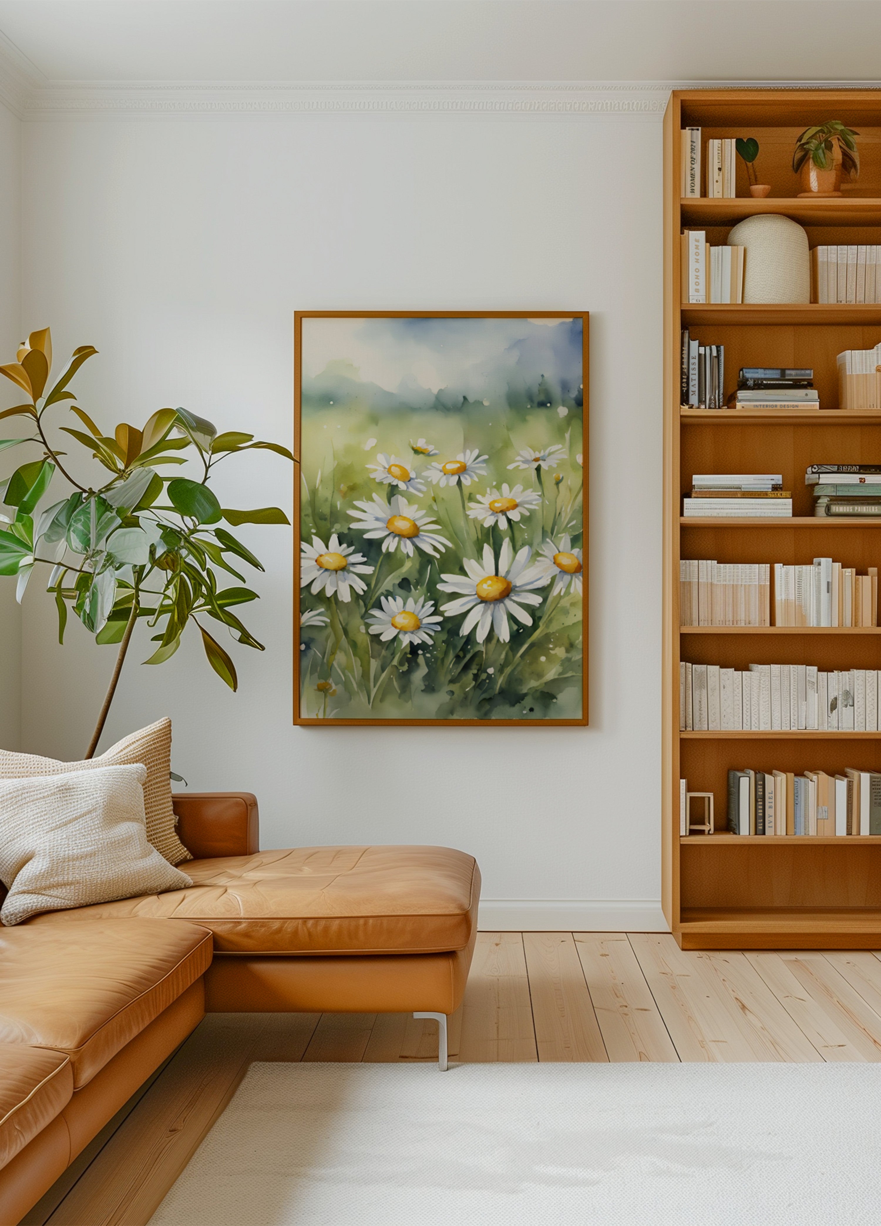 Õitsev Daisy Field