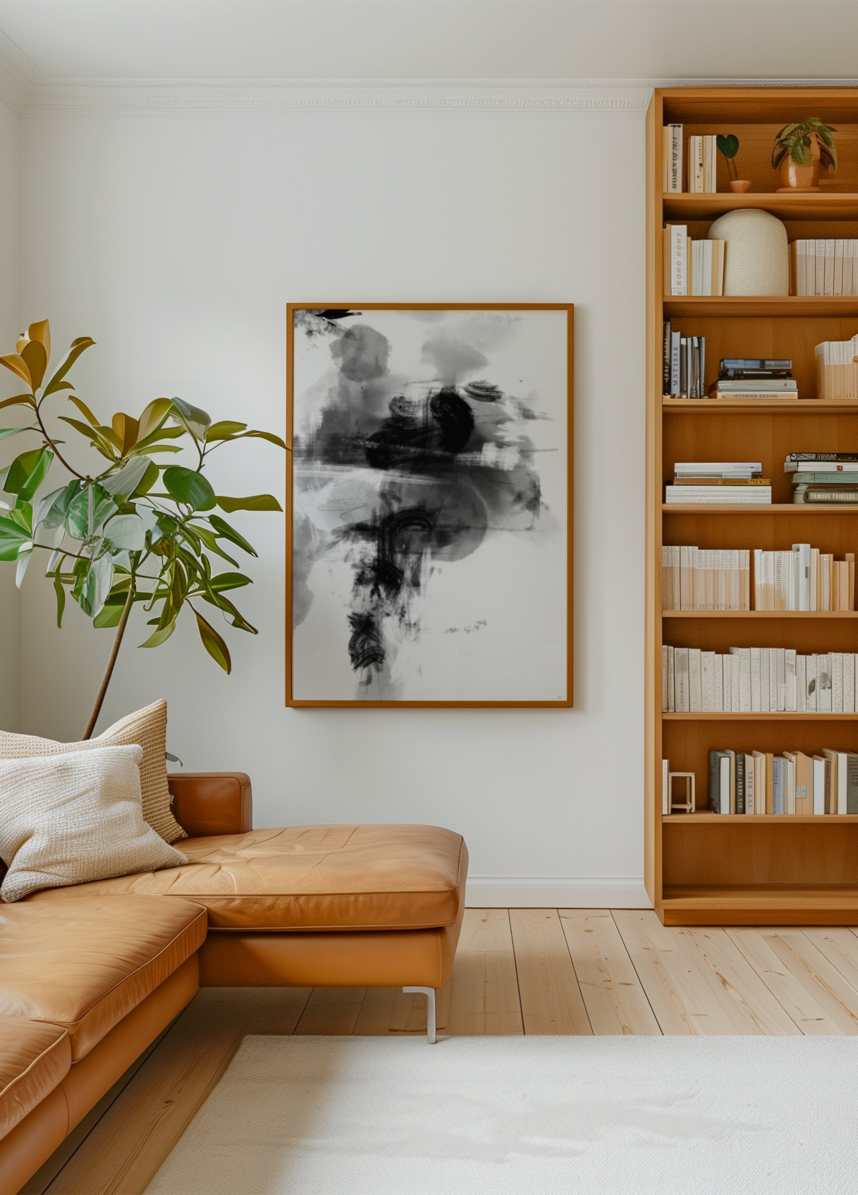 Dynamic Monochrom Abstrakt