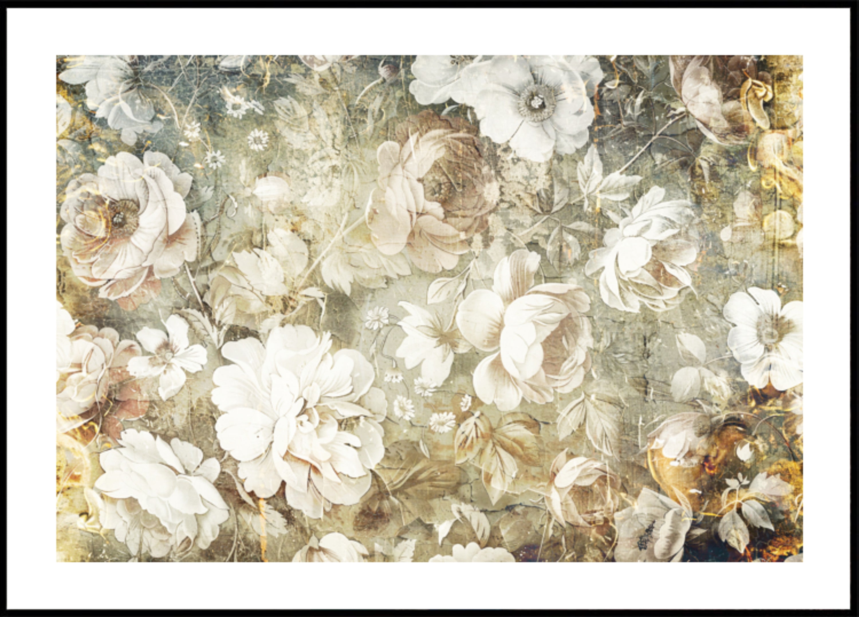 Vintage Blummen Eleganz