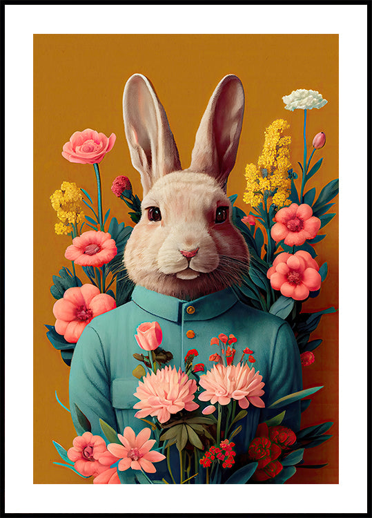 Bunny in Bloom Plakat - Posterbox