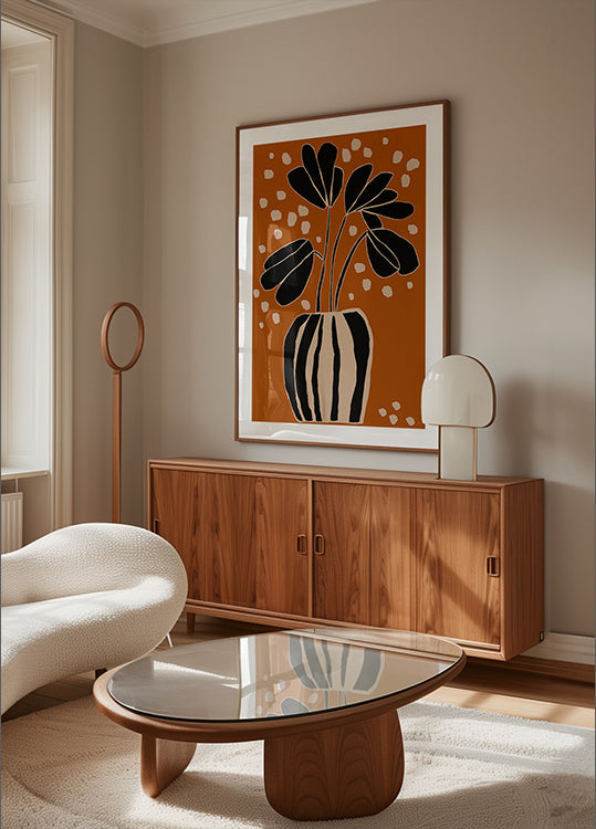 Ochre Still Life No 4 Plakat - Posterbox