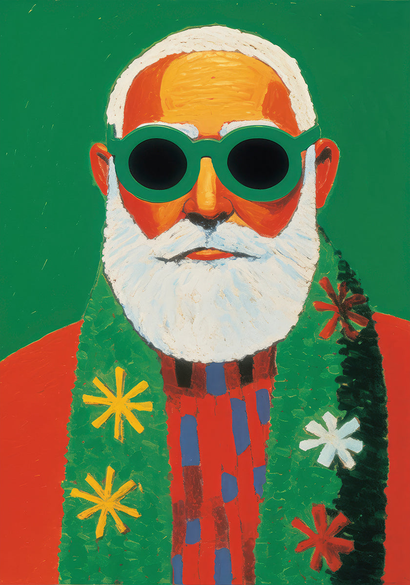 Sunny Santa Style Plakat - Posterbox