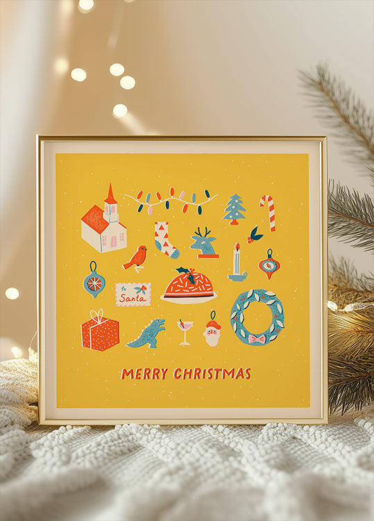 Happychristmasno80 Plakater - Posterbox
