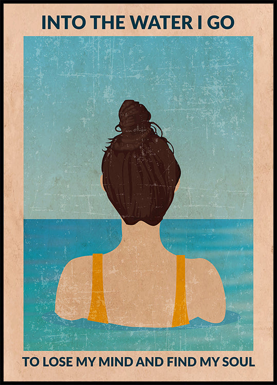 Into the Water (brunette) - Posterbox